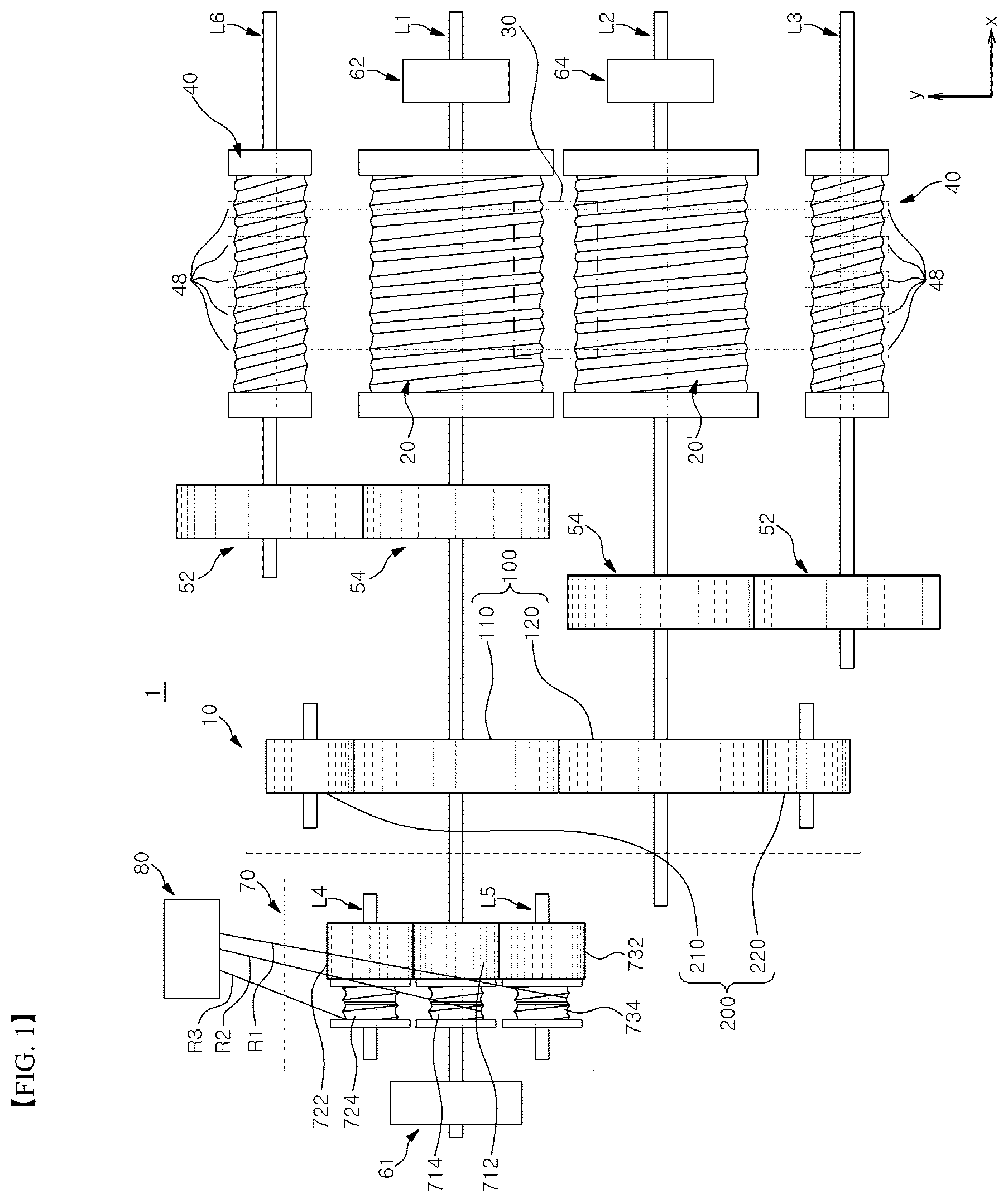 Patent US12338100 — Balancing apparatus and balancing system comprising same — Figure 1