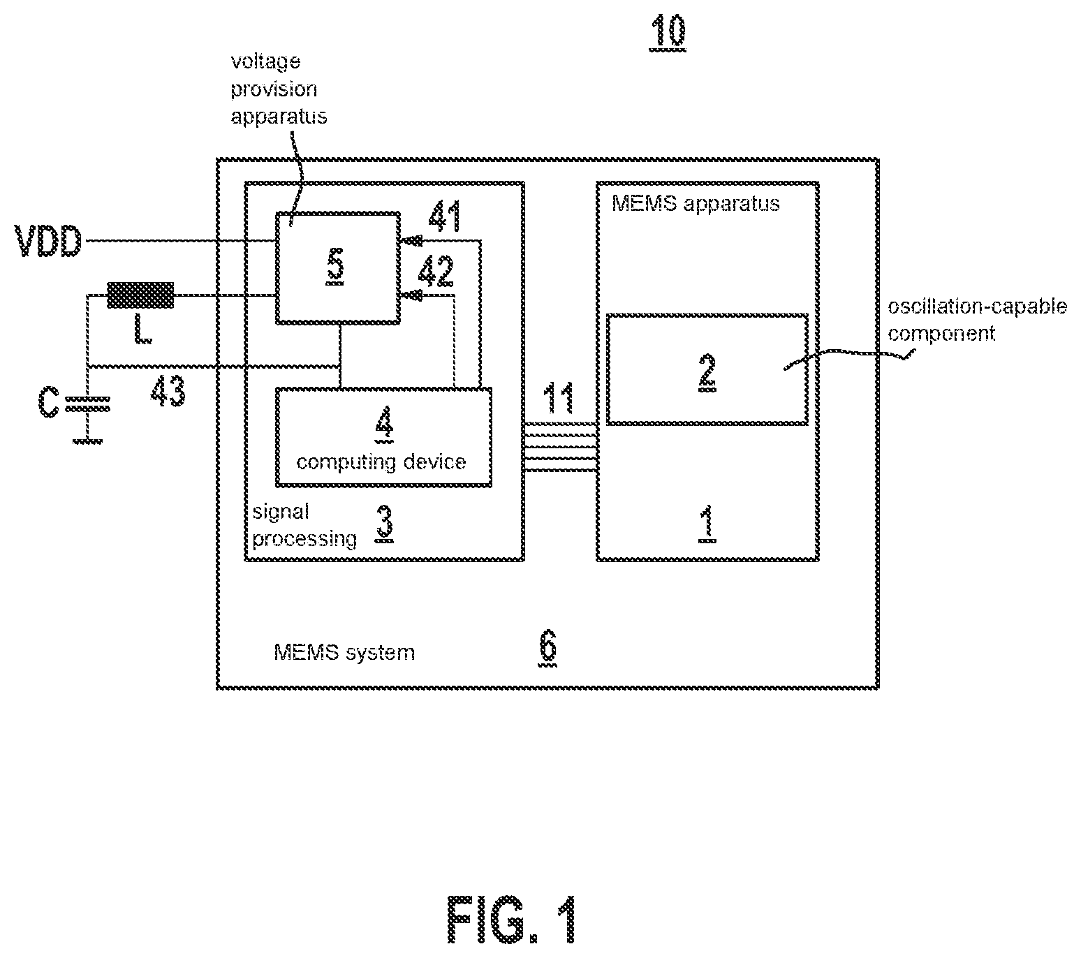 Patent US12338121 — Electromechanical system and method for operating an electromechanical system — Figure 1