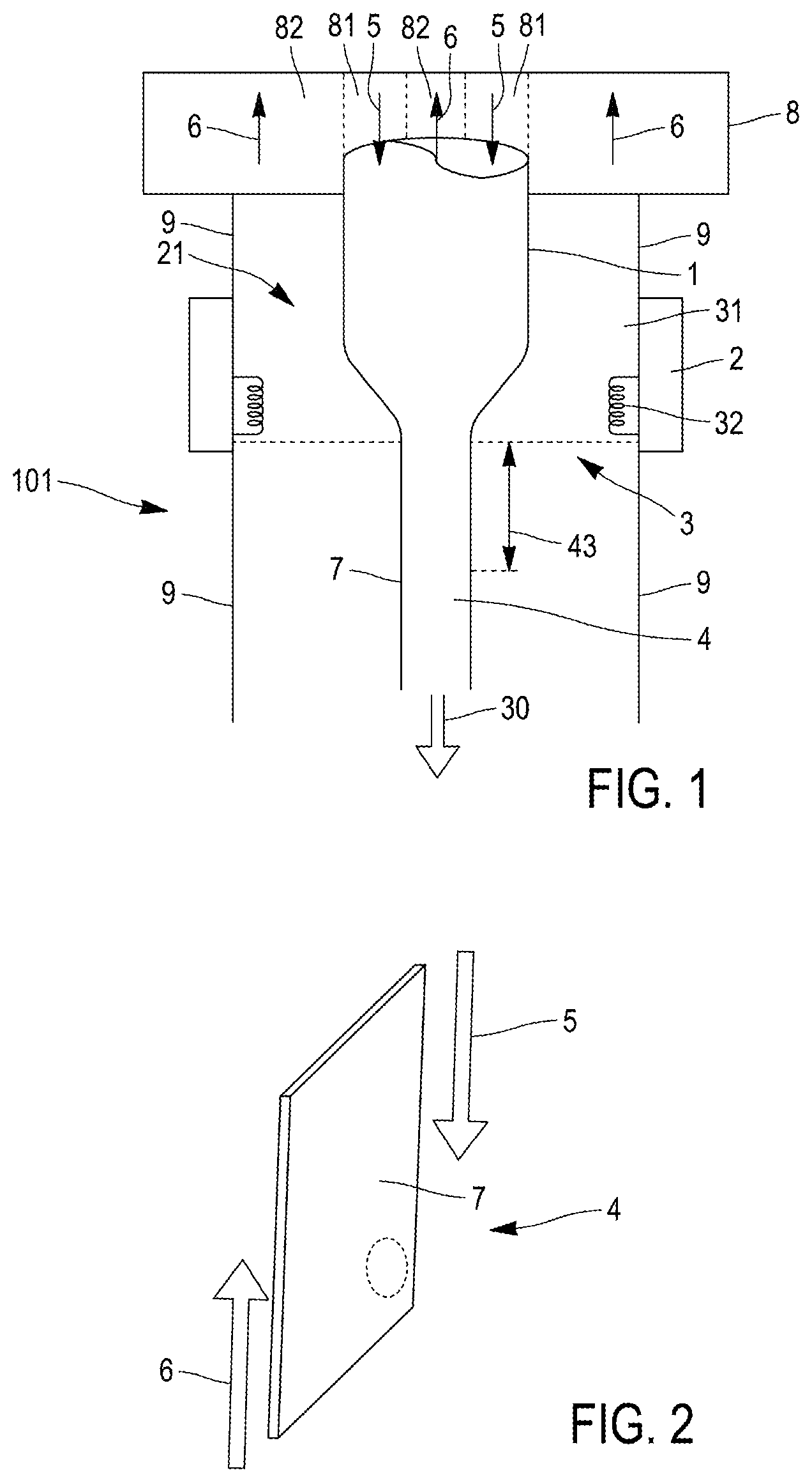 Patent US12338162 — Method and device for manufacturing a hollow-core optical fibre — Figure 1