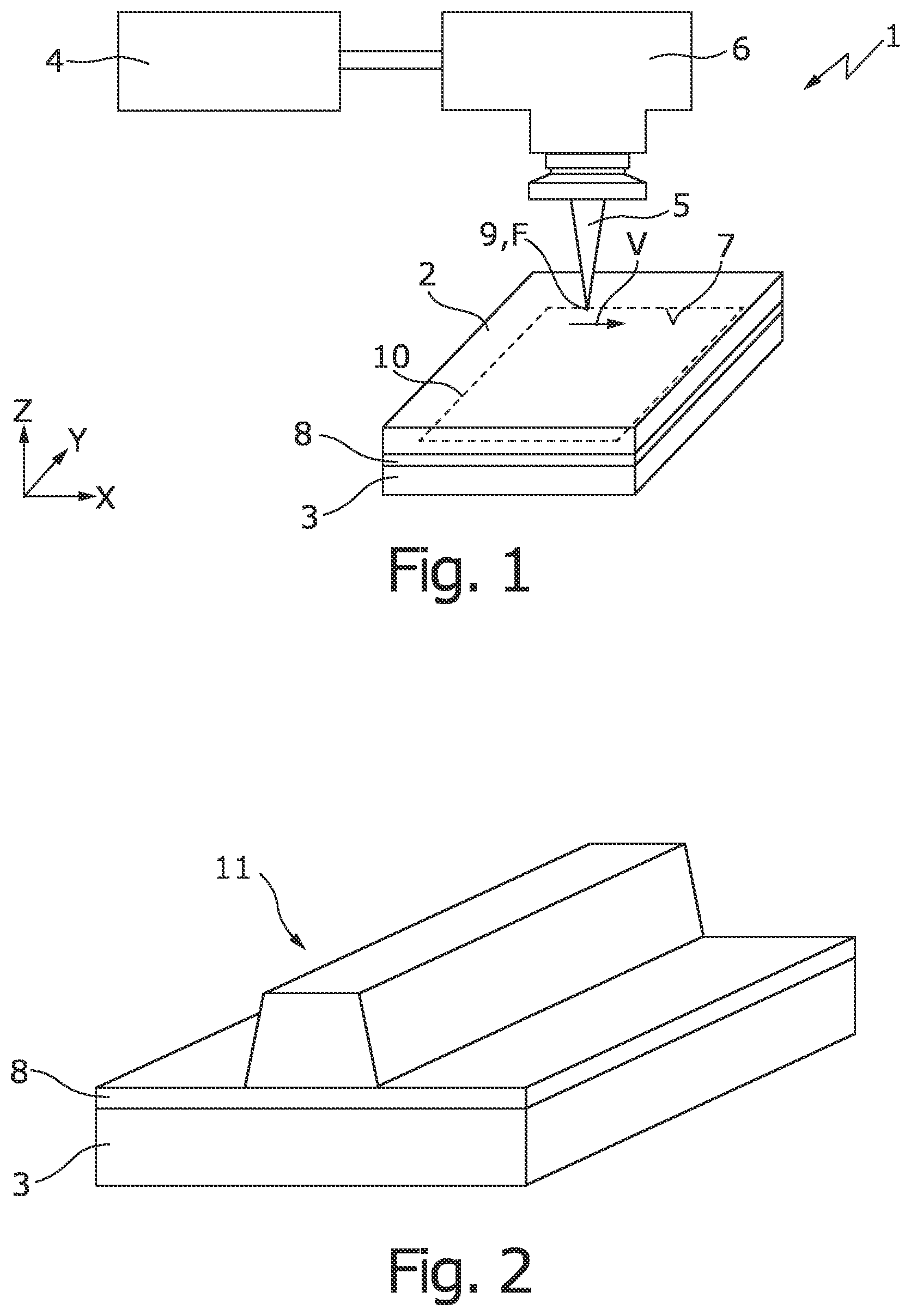 Patent US12338168 — Method for joining an optical crystal to a substrate — Figure 1