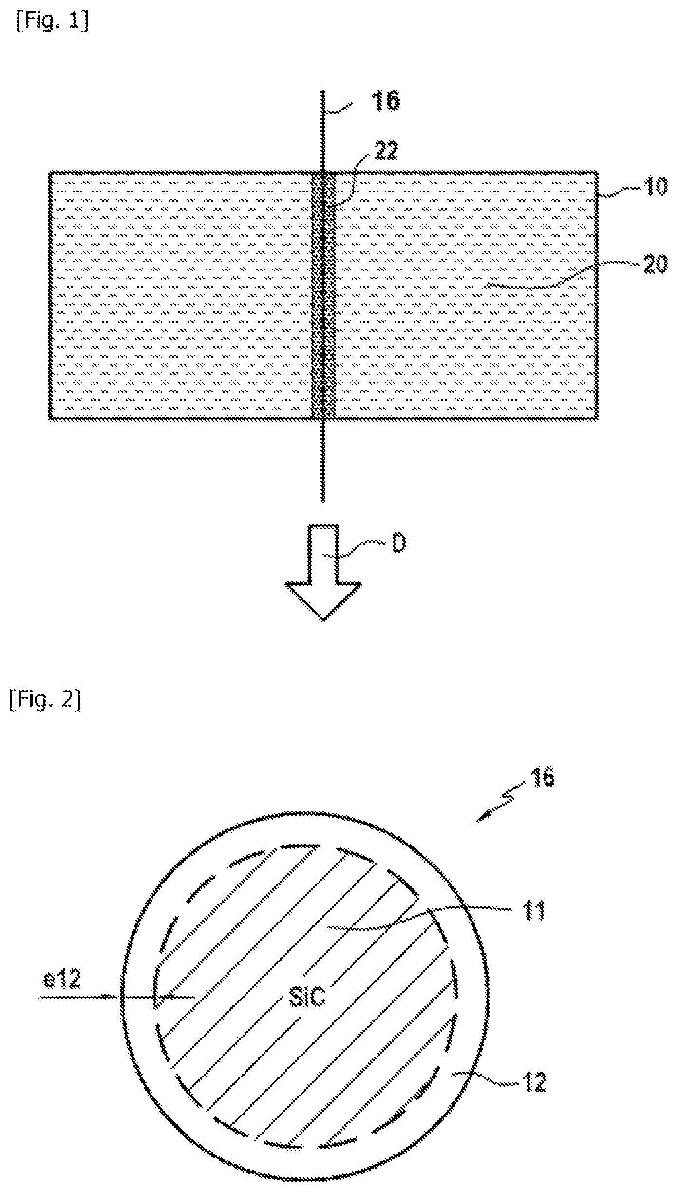 Patent US12338181 — Method for treating a silicon carbide fibre — Figure 1