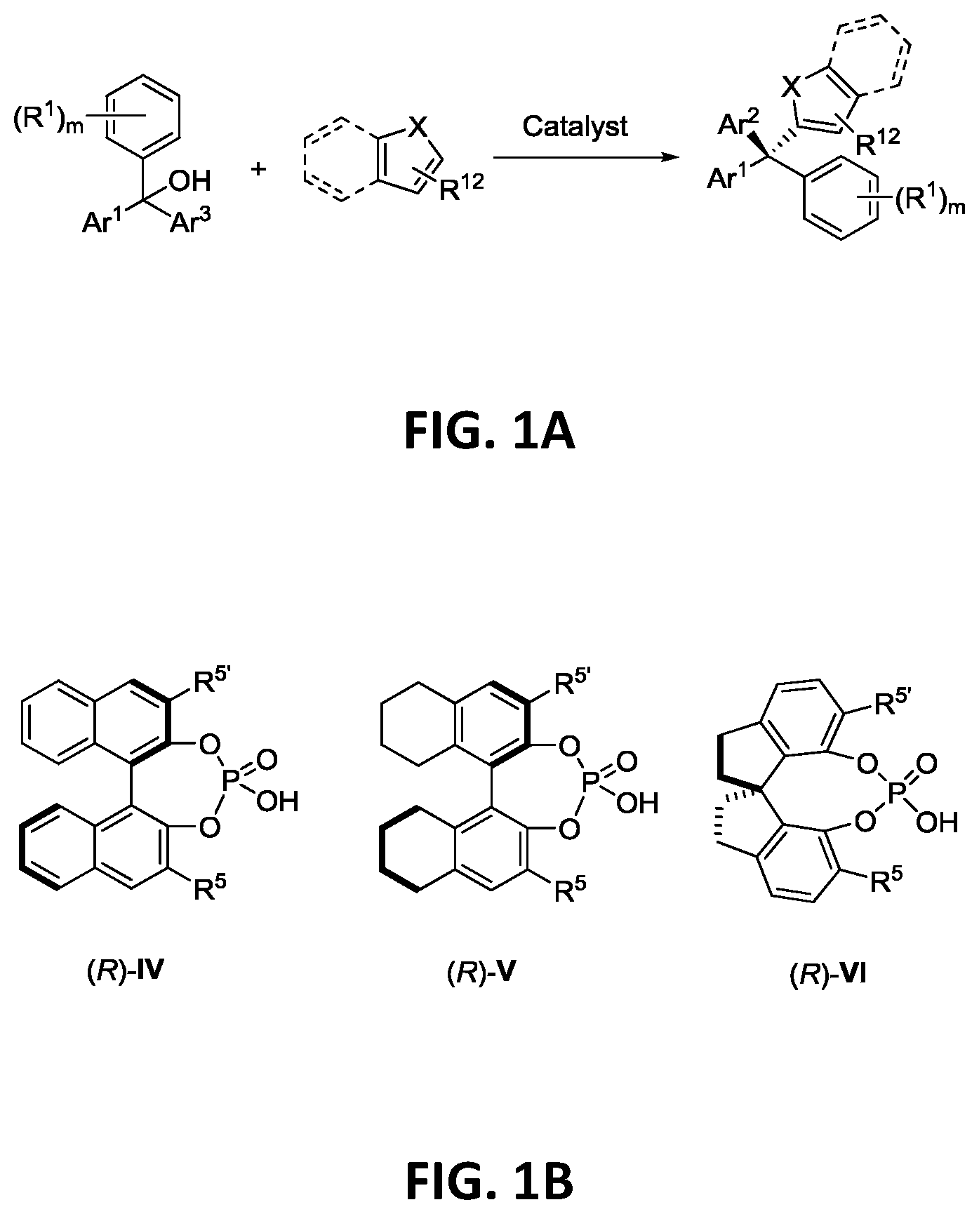 Patent US12338193 — Methods for enantioselective preparation of chiral tetraarylmethanes — Figure 1