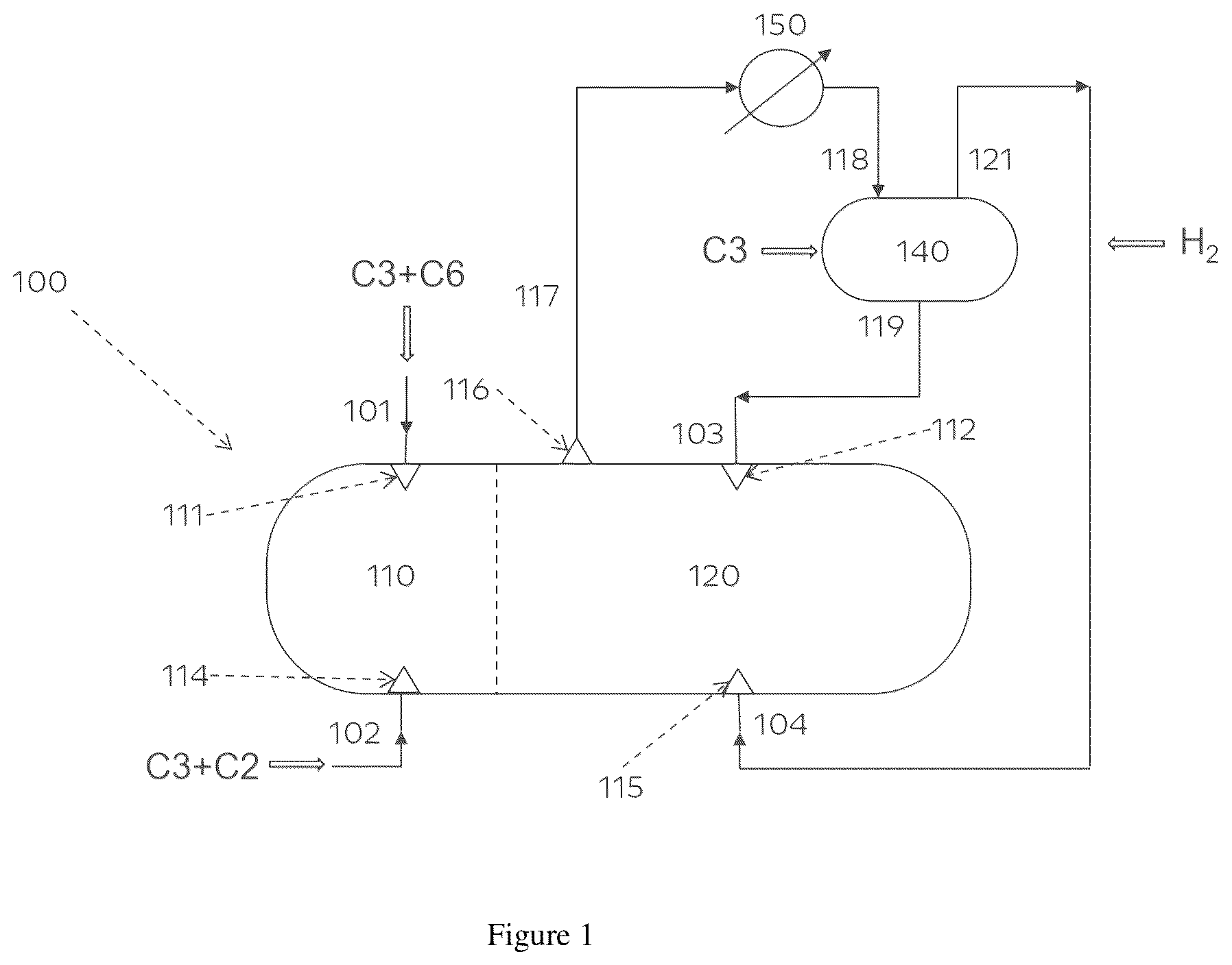 Patent US12338303 — Process for making propylene-based terpolymer — Figure 1