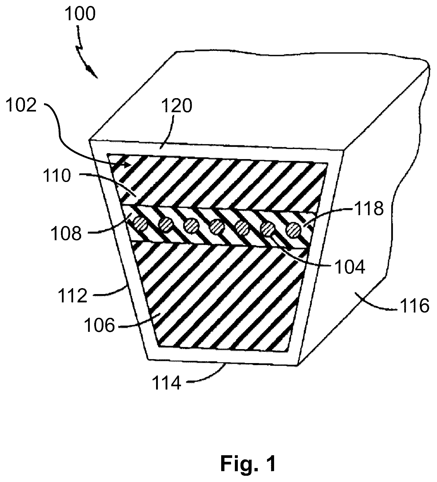 Patent US12338339 — Power transmission belt with conductive rubber mixture having graphene — Figure 1