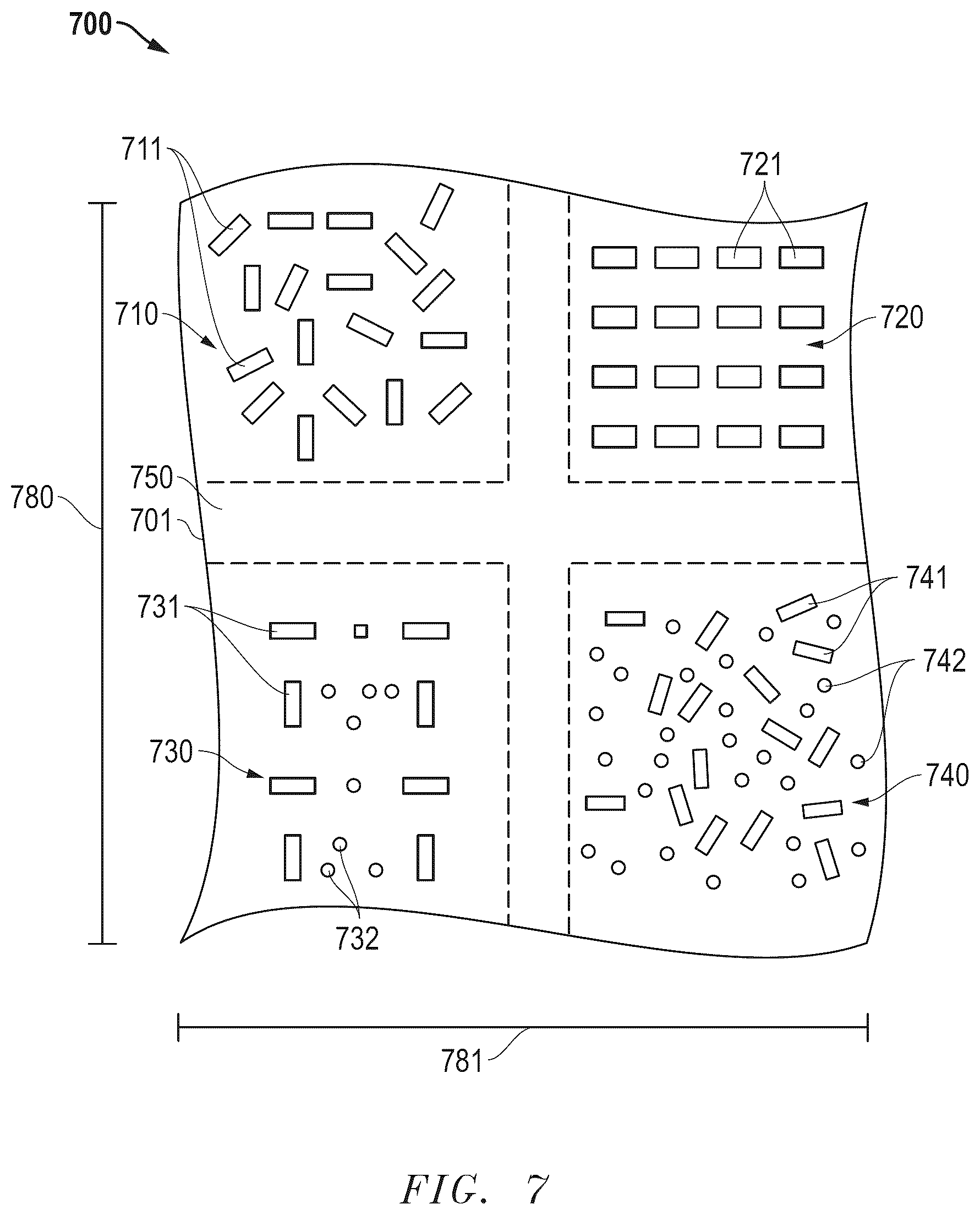 Patent US12338384 Figure 7 – Abrasive articles and methods of forming same