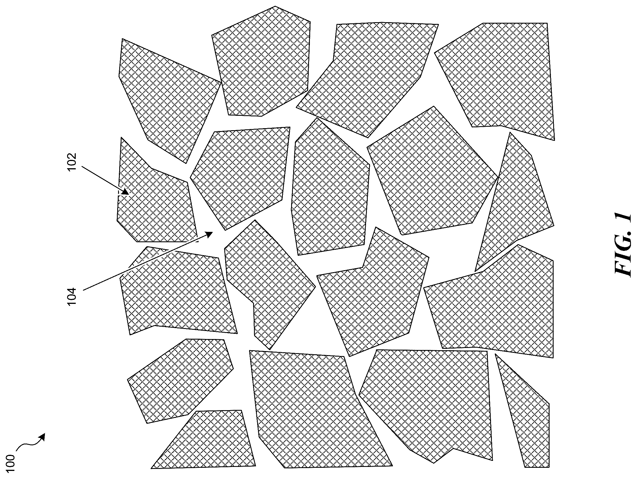Patent US12338394 — Multi-modal beds of coking material — Figure 1