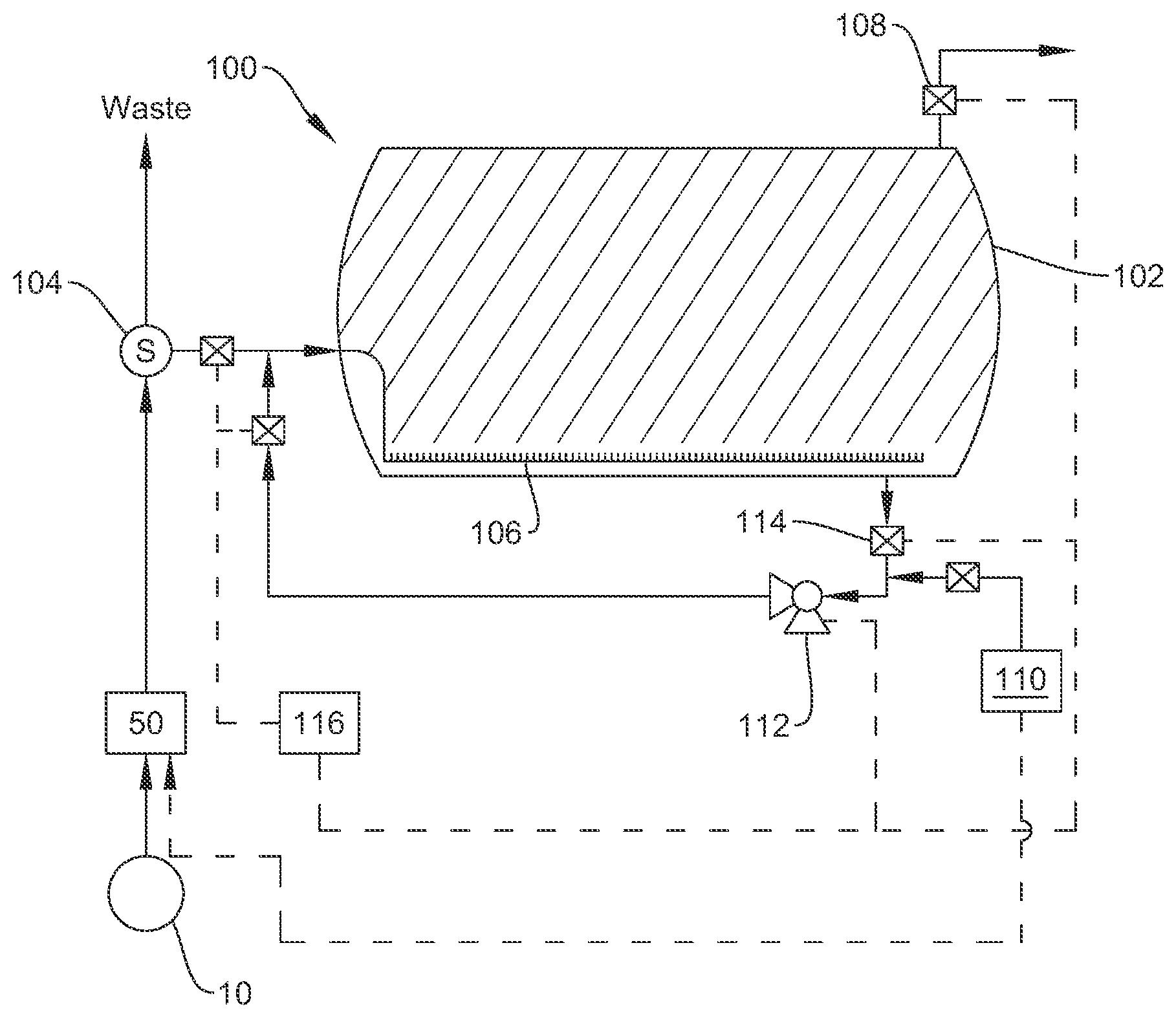 Patent US12338398 — Hydrocarbon liquid based chemical compositions and treatment methods using same for remediating H 2 S and other contaminants in fluids and mixtures of contaminated fluids — Figure 1