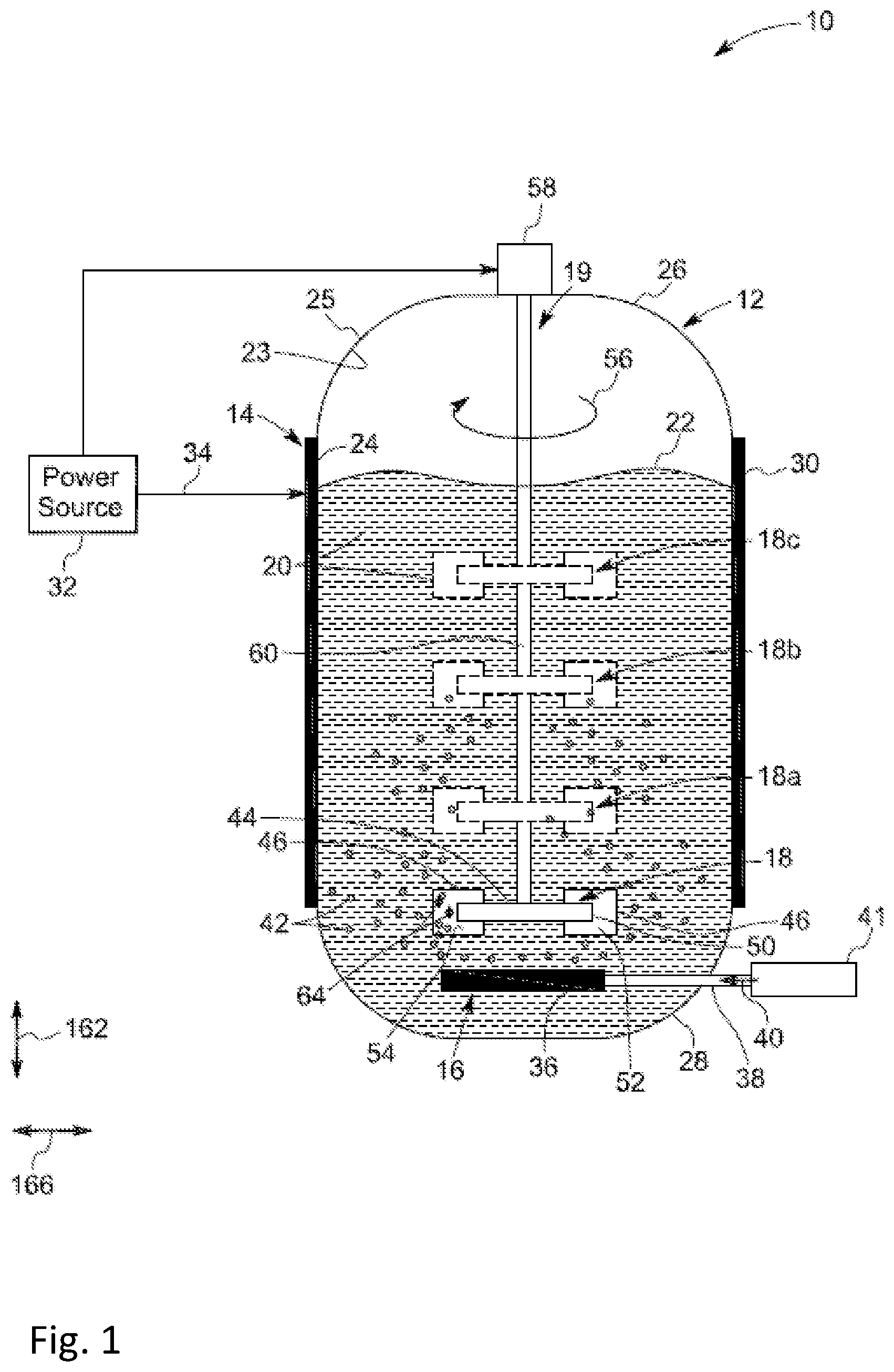 Patent US12338425 Figure 1 – Impeller including one or more turbulators for a bioreactor system