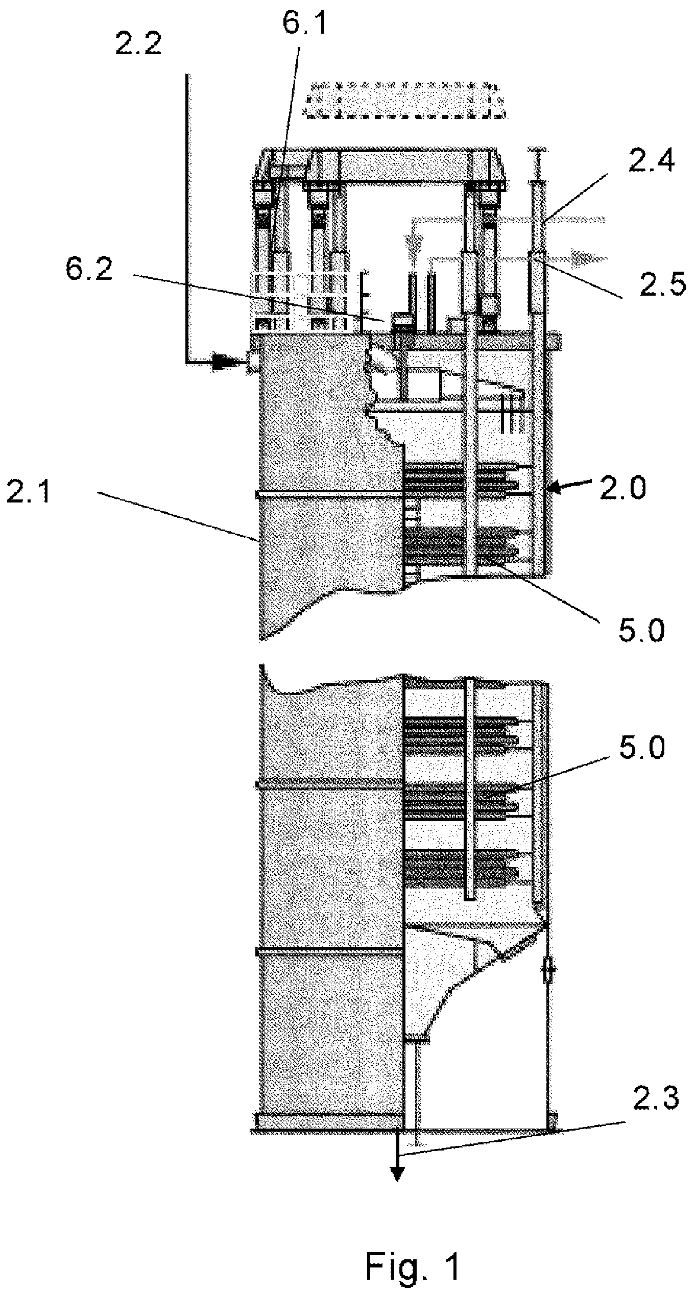 Patent US12338499 — Cooling crystallizer and sugar crystallization method — Figure 1