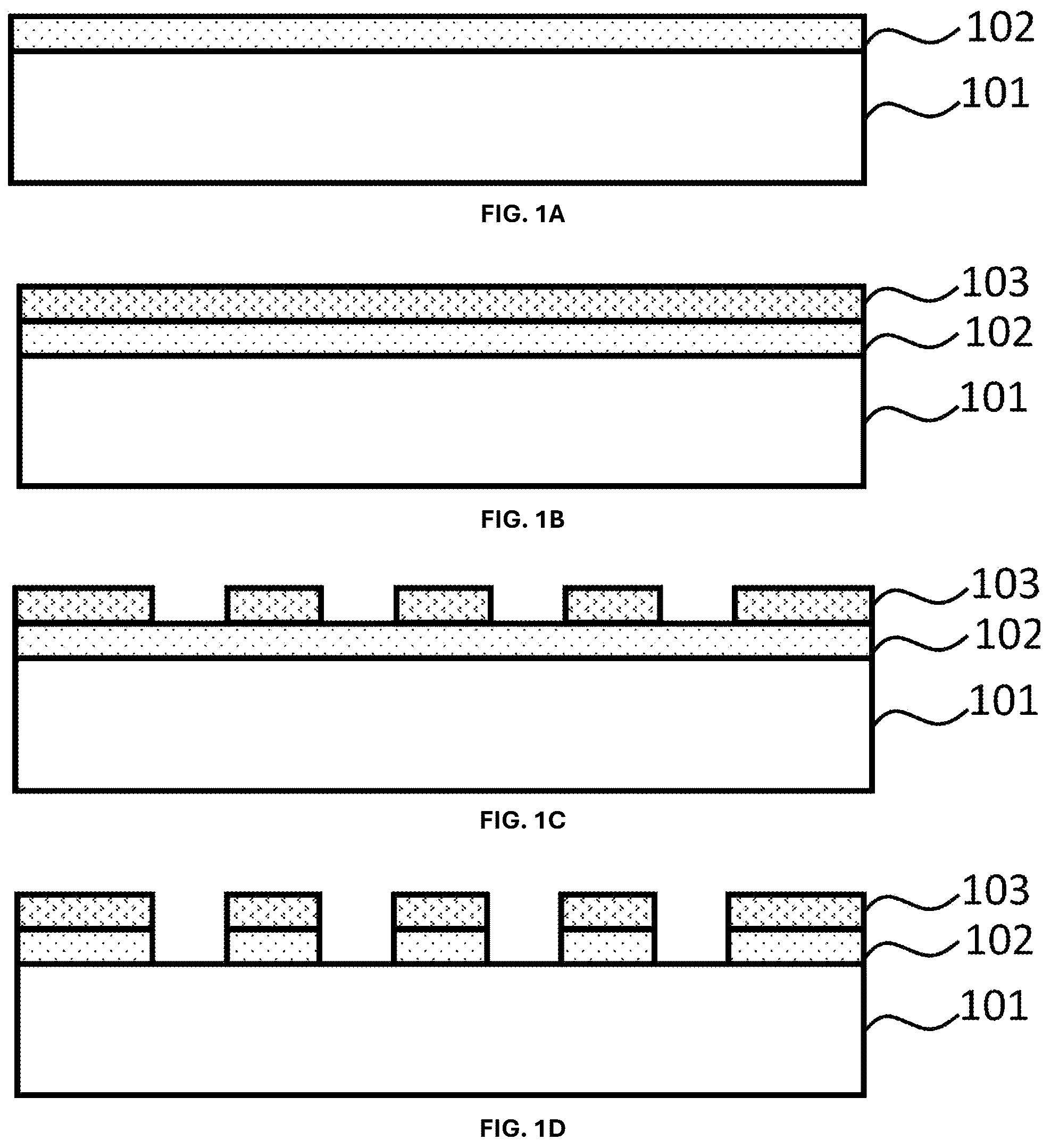 Patent US12338523 — Method for patterning a substrate, a method for forming a microstructure on a substrate, and a method for fabricating a fluidic device — Figure 1