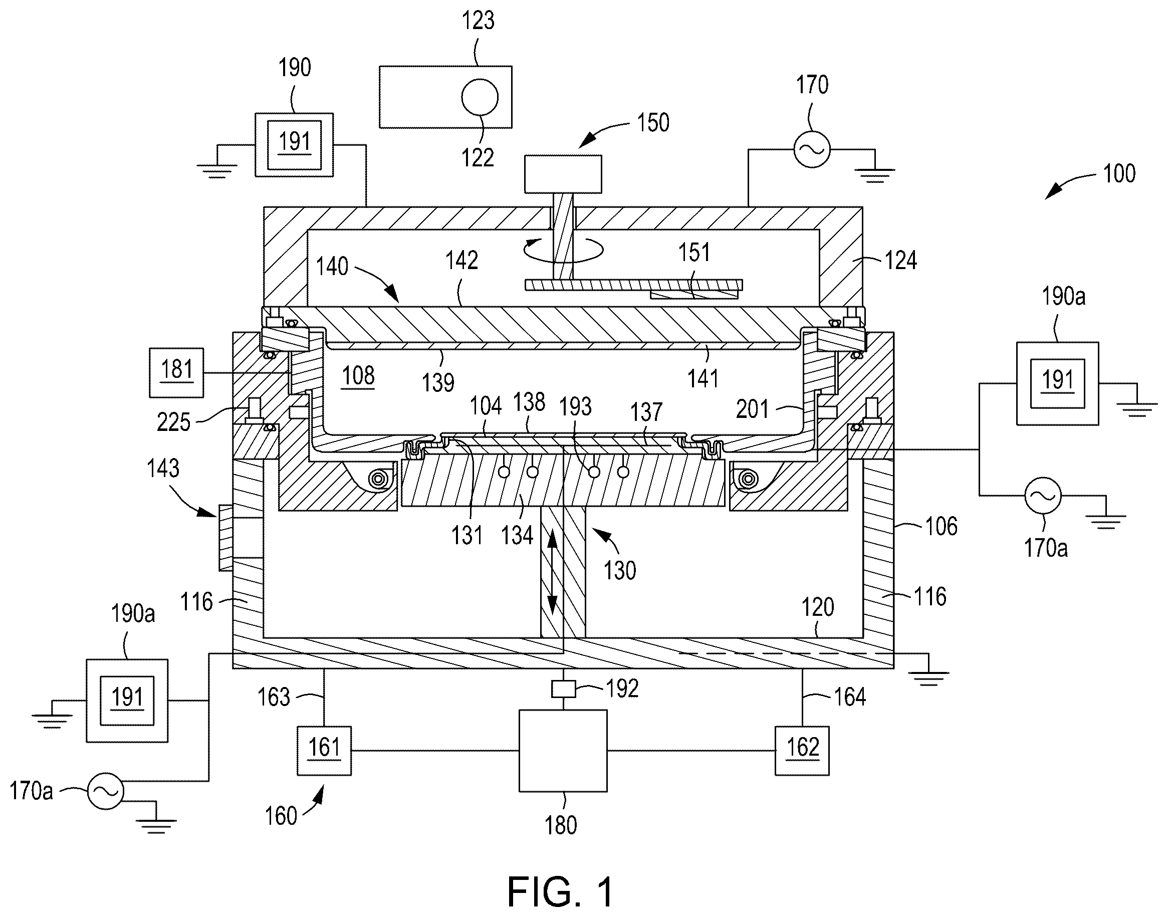 Patent US12338527 Figure 1 – Shutter disk for physical vapor deposition (PVD) chamber