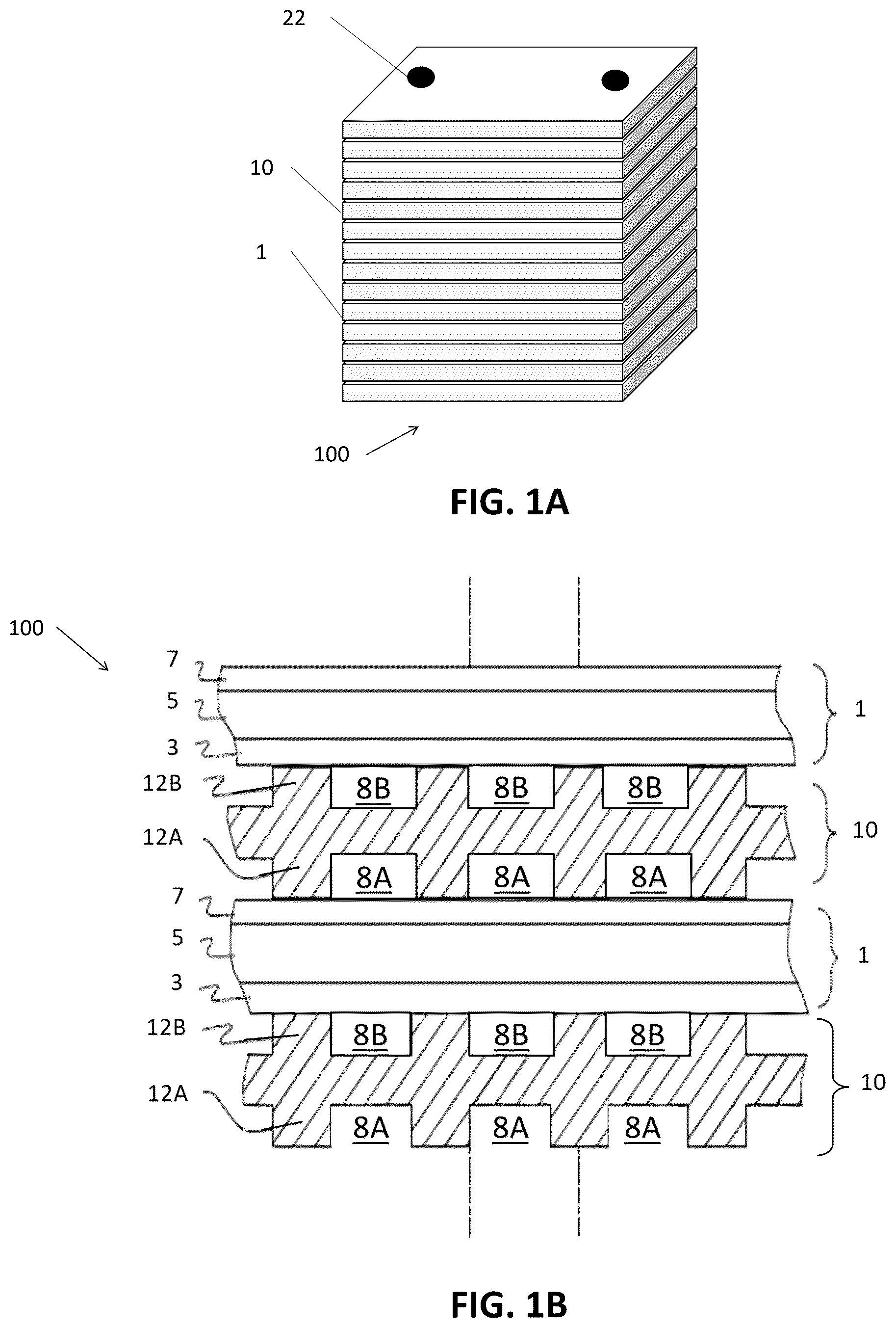 Patent US12338540 — Electrolyzer cell module and method of operating thereof using separate stack air flow and product cooling flow — Figure 1