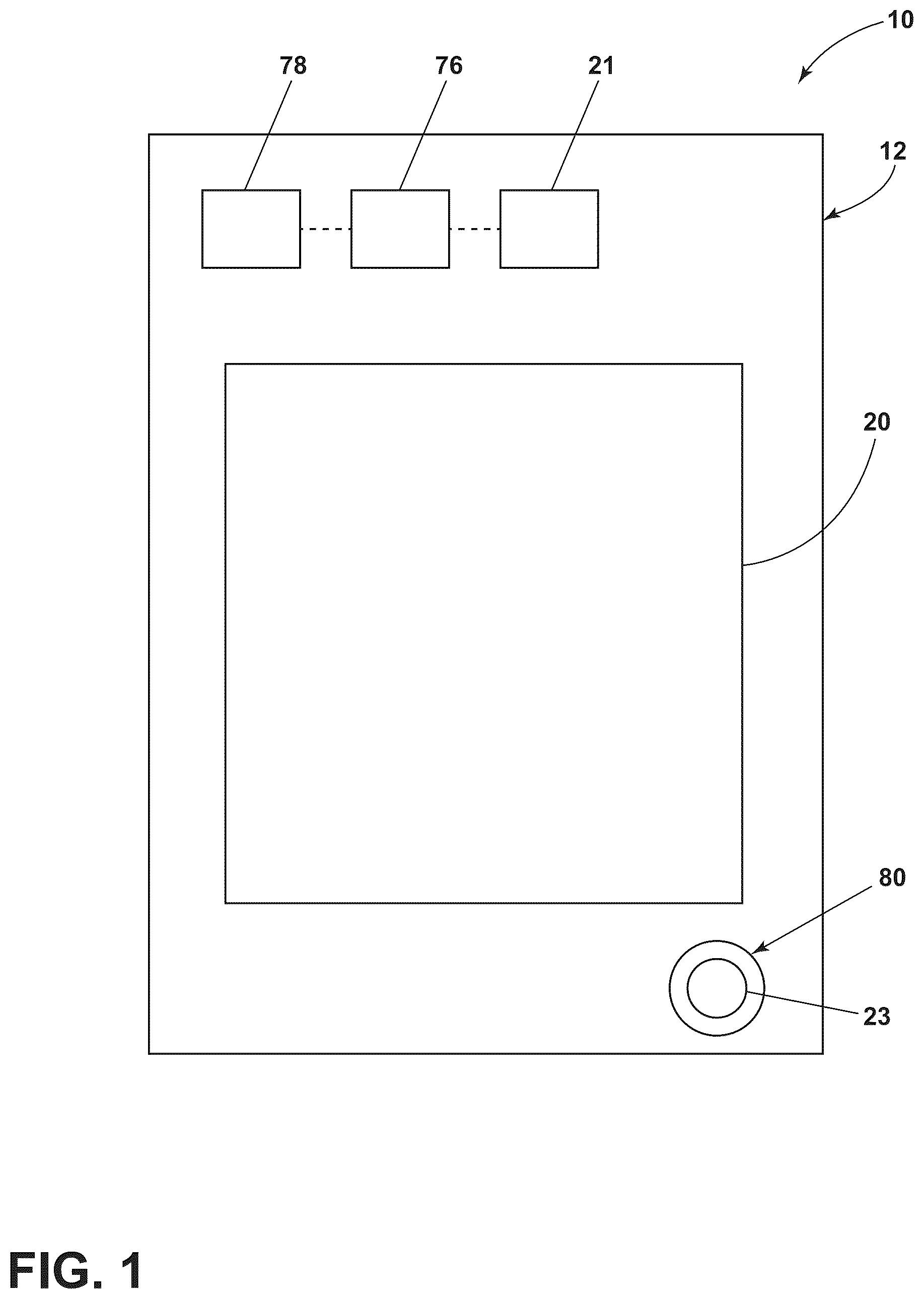 Patent US12338564 — Household appliance with luminary communication interface — Figure 1
