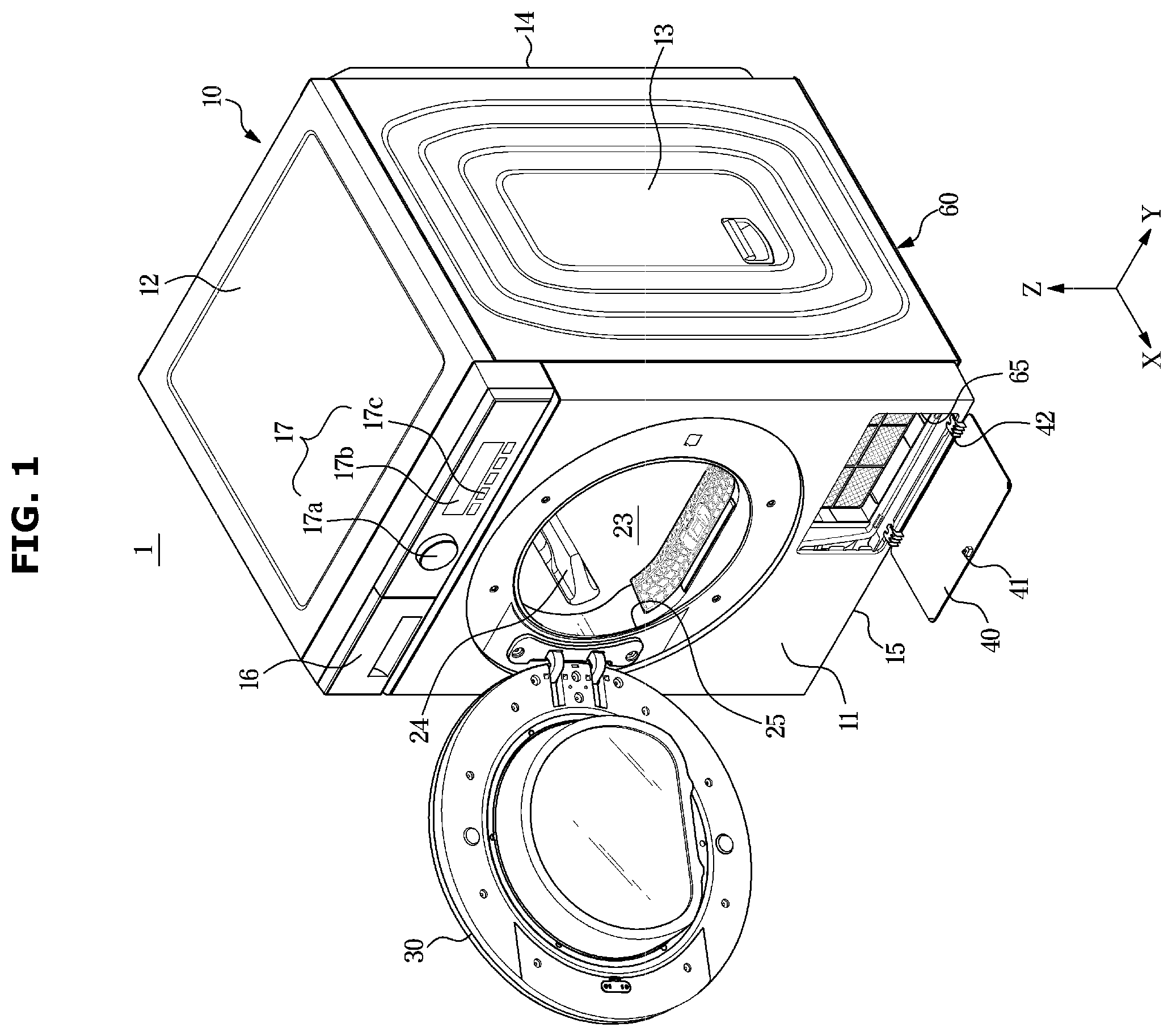 Patent US12338570 — Dryer — Figure 1