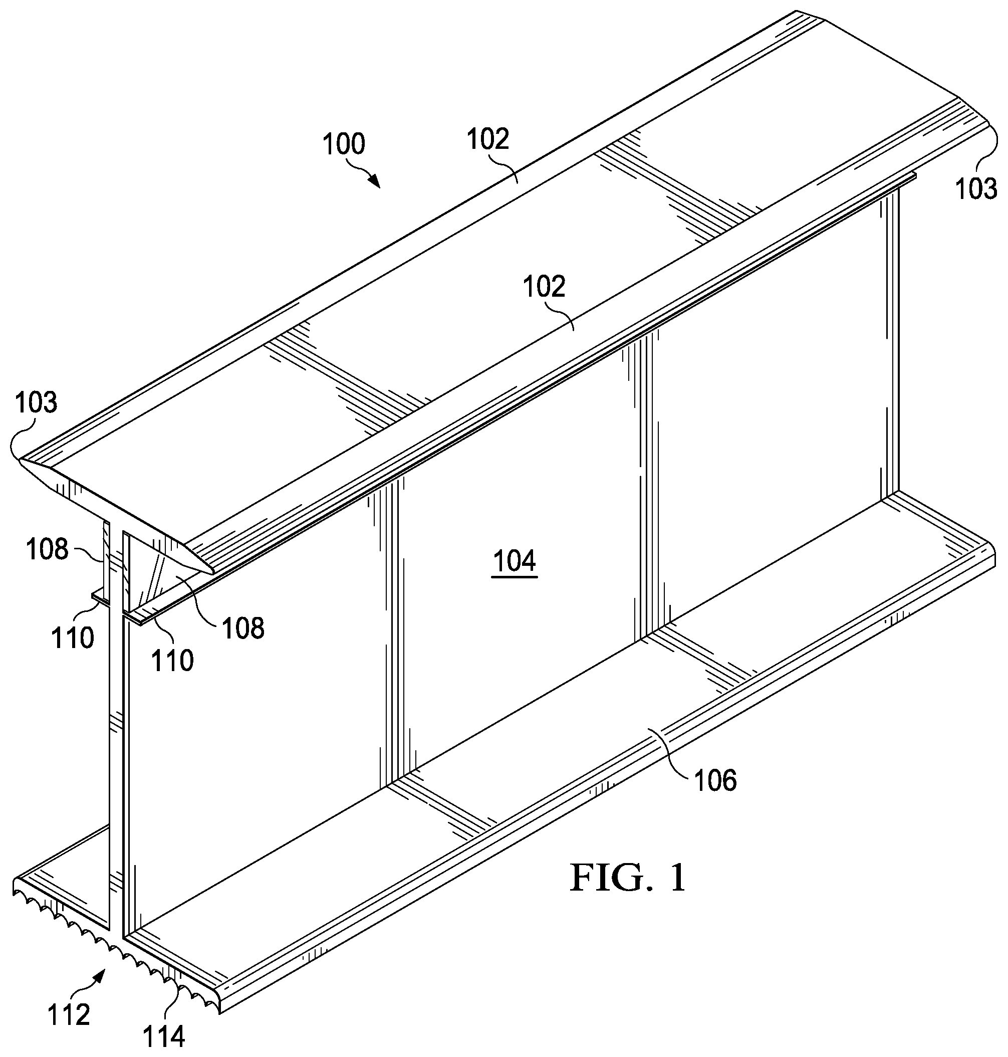 Patent US12338591 — Temporary flexible pavement markers — Figure 1