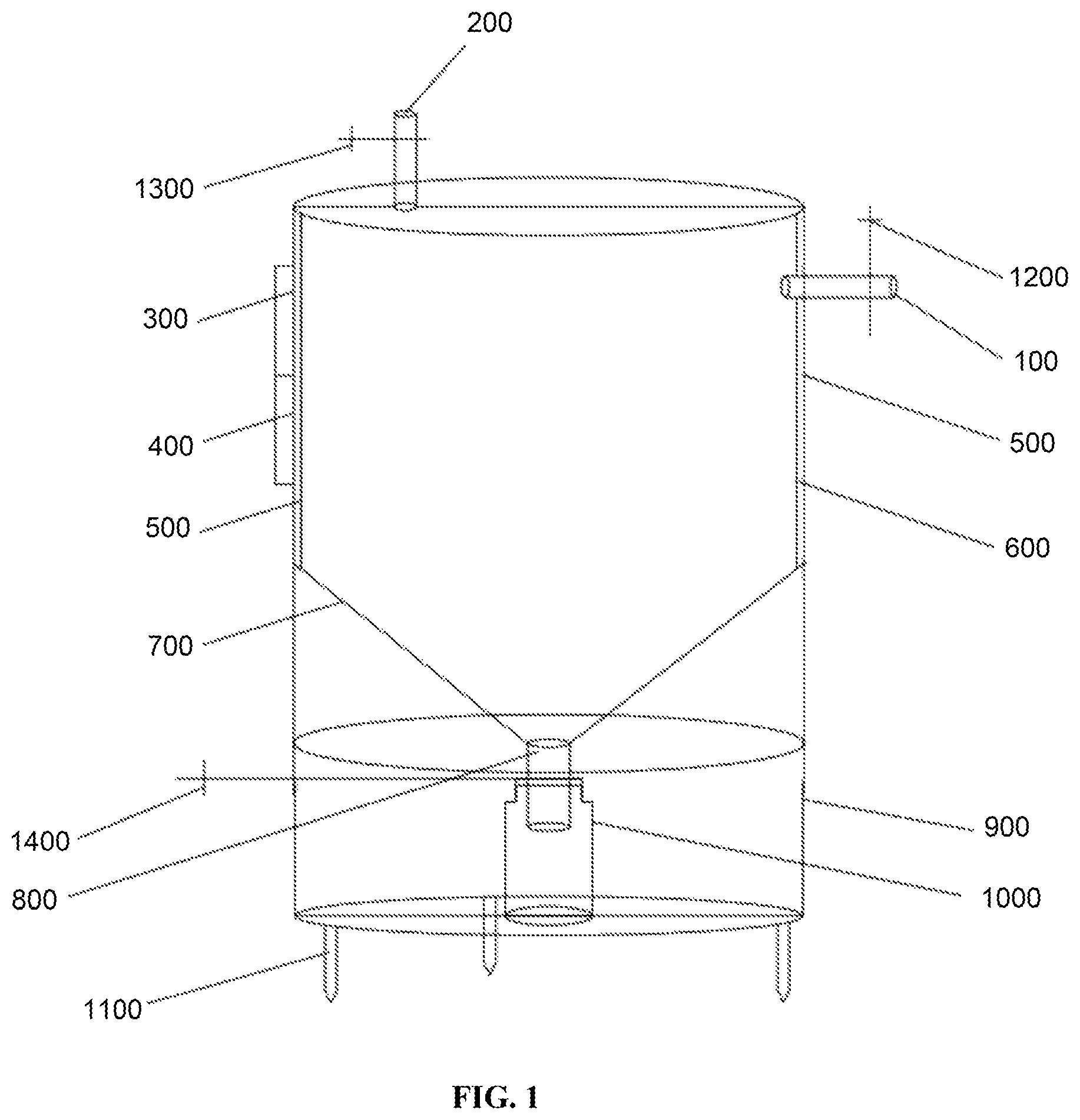 Patent US12338607 — Air moisture collection device and method — Figure 1