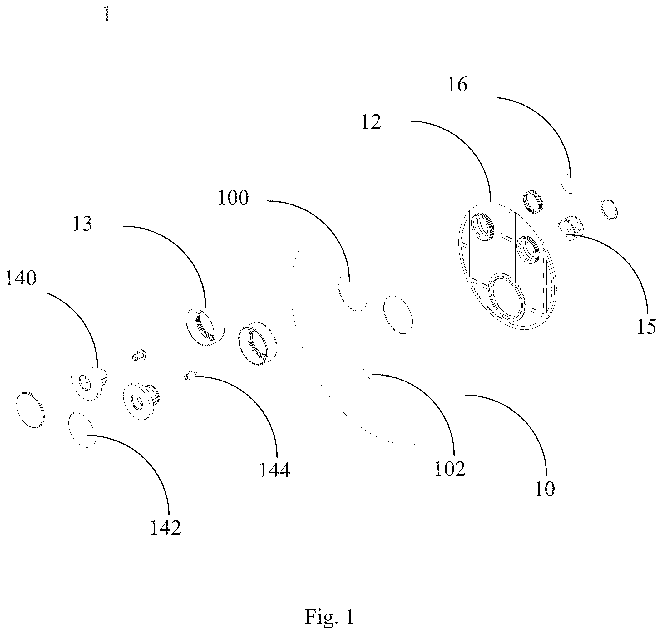Patent US12338608 — Assembled panel assembly — Figure 1