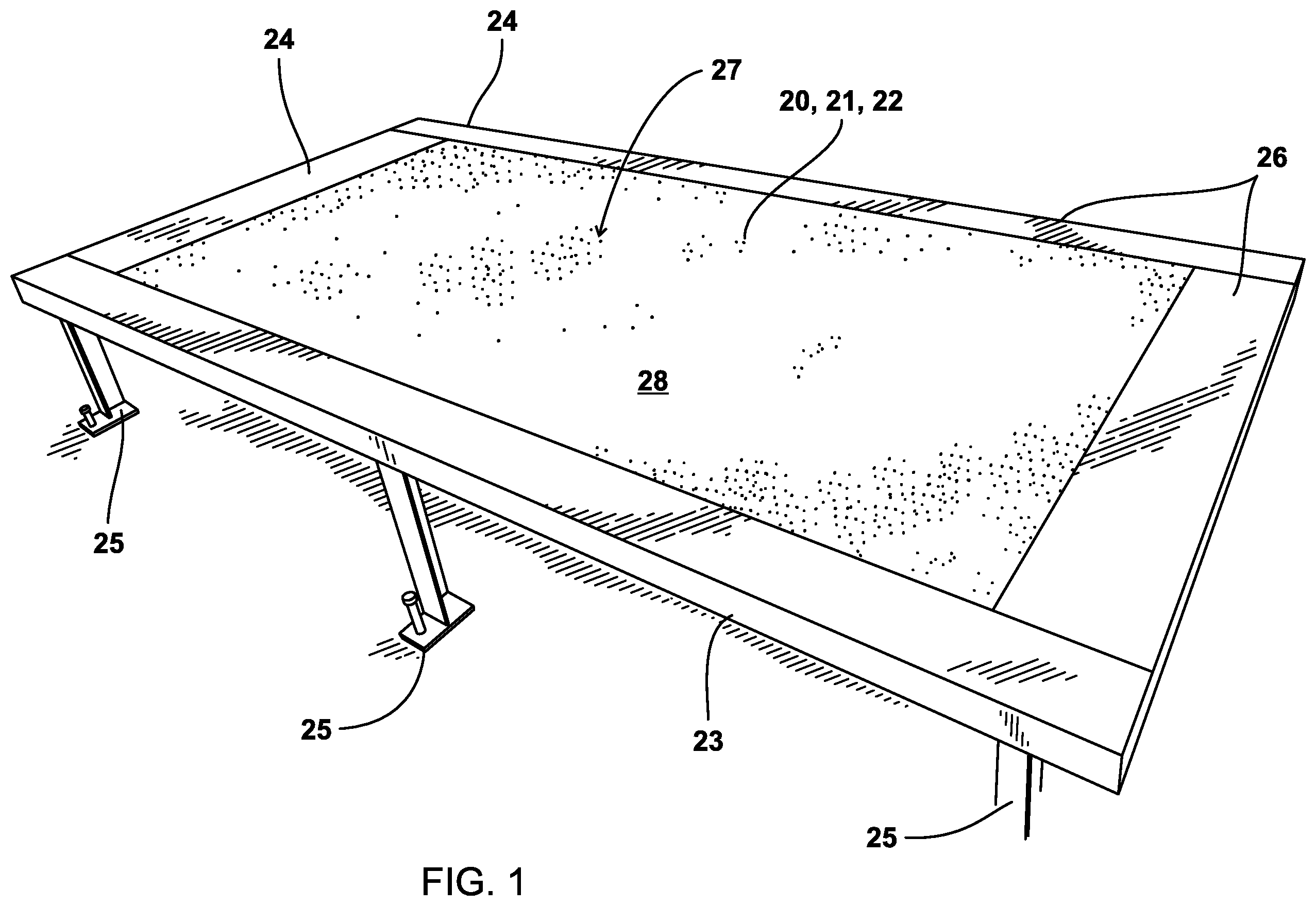 Patent US12338616 — Cryogenic trench/trough apparatus and method — Figure 1
