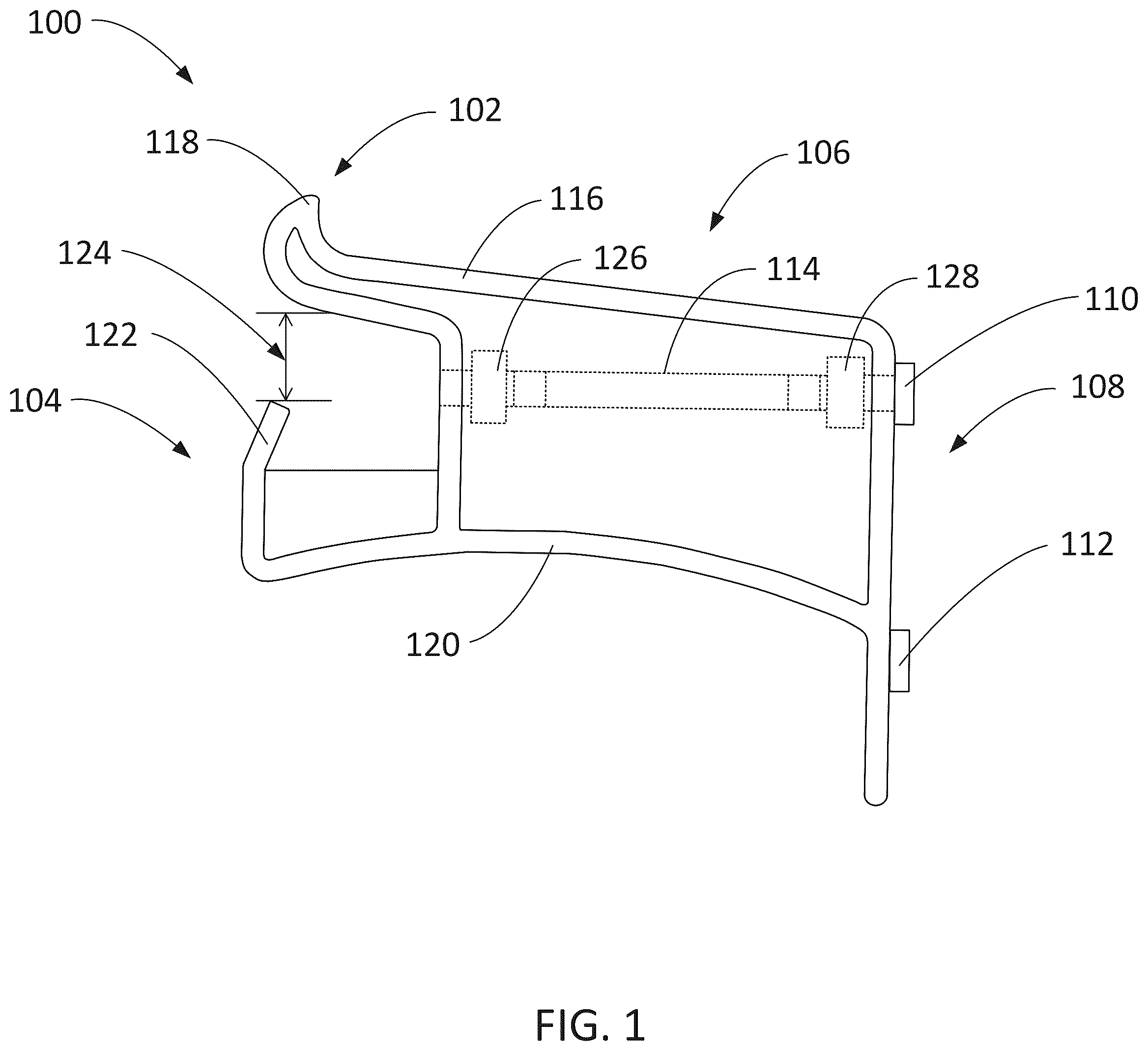 Patent US12338630 — Covered rain gutter system — Figure 1