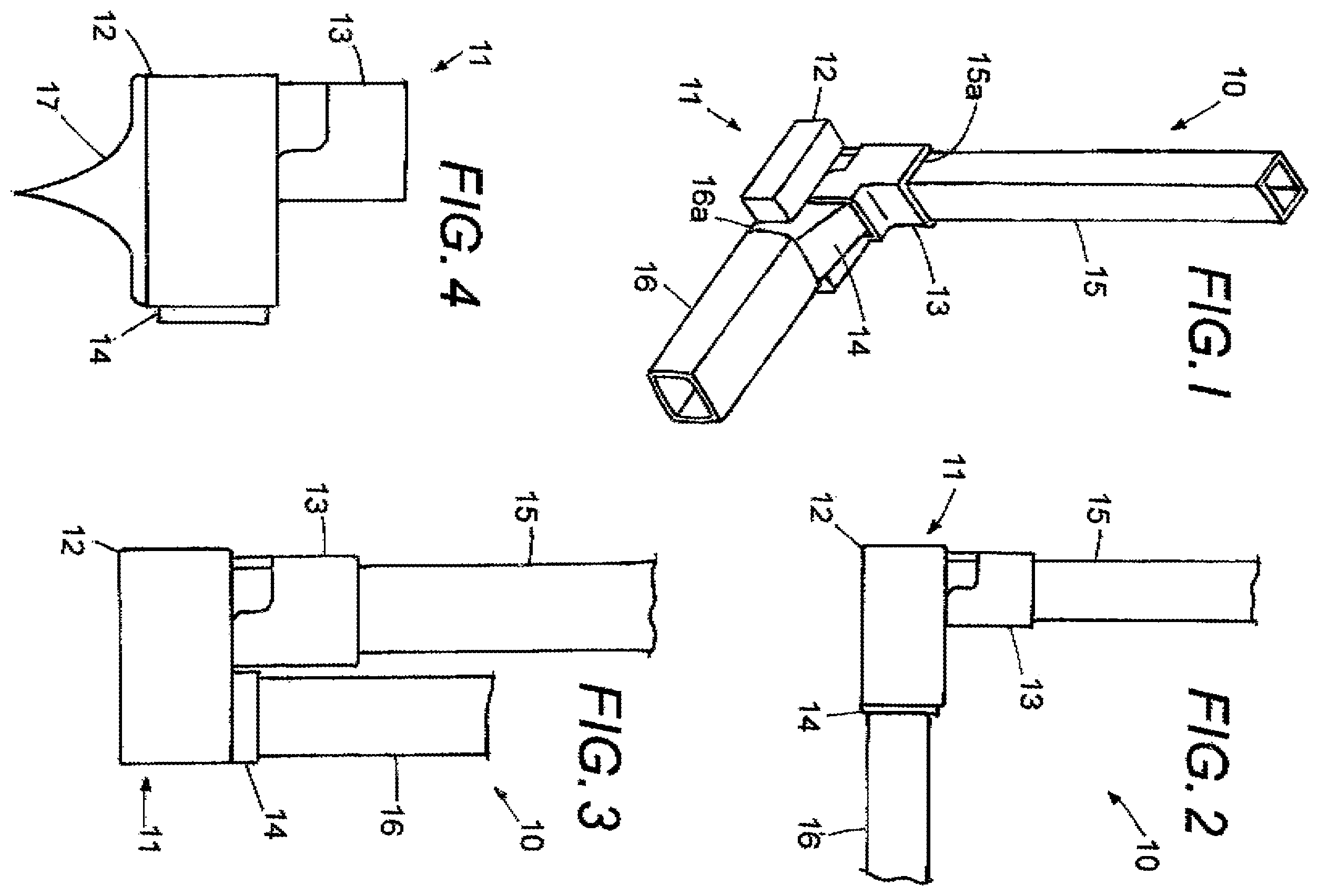 Patent US12338631 — Downspout gutter extension displacement device — Figure 1