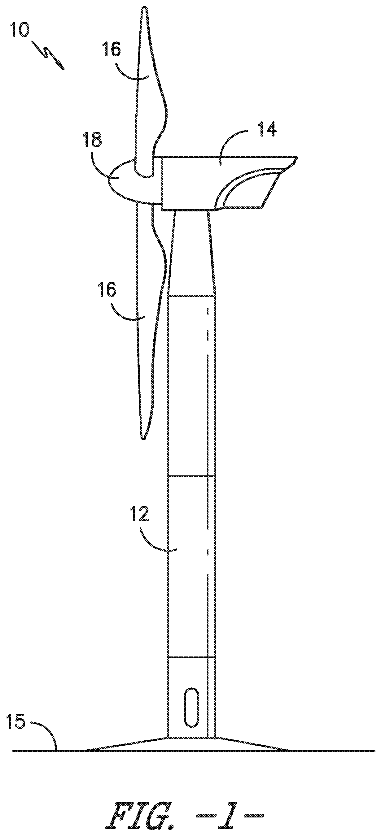 Patent US12338646 — Method for manufacturing wind turbine tower structure with embedded reinforcement elements — Figure 1