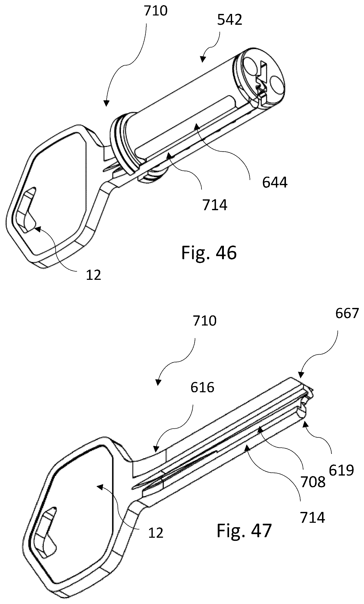 Patent US12338653 Figure 14 – Lock cores and keys