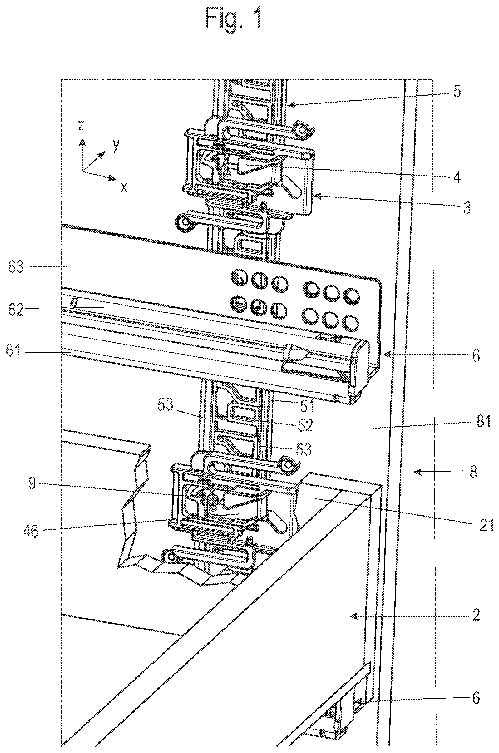 Patent US12338658 — Coupling element, locking system and furniture — Figure 1