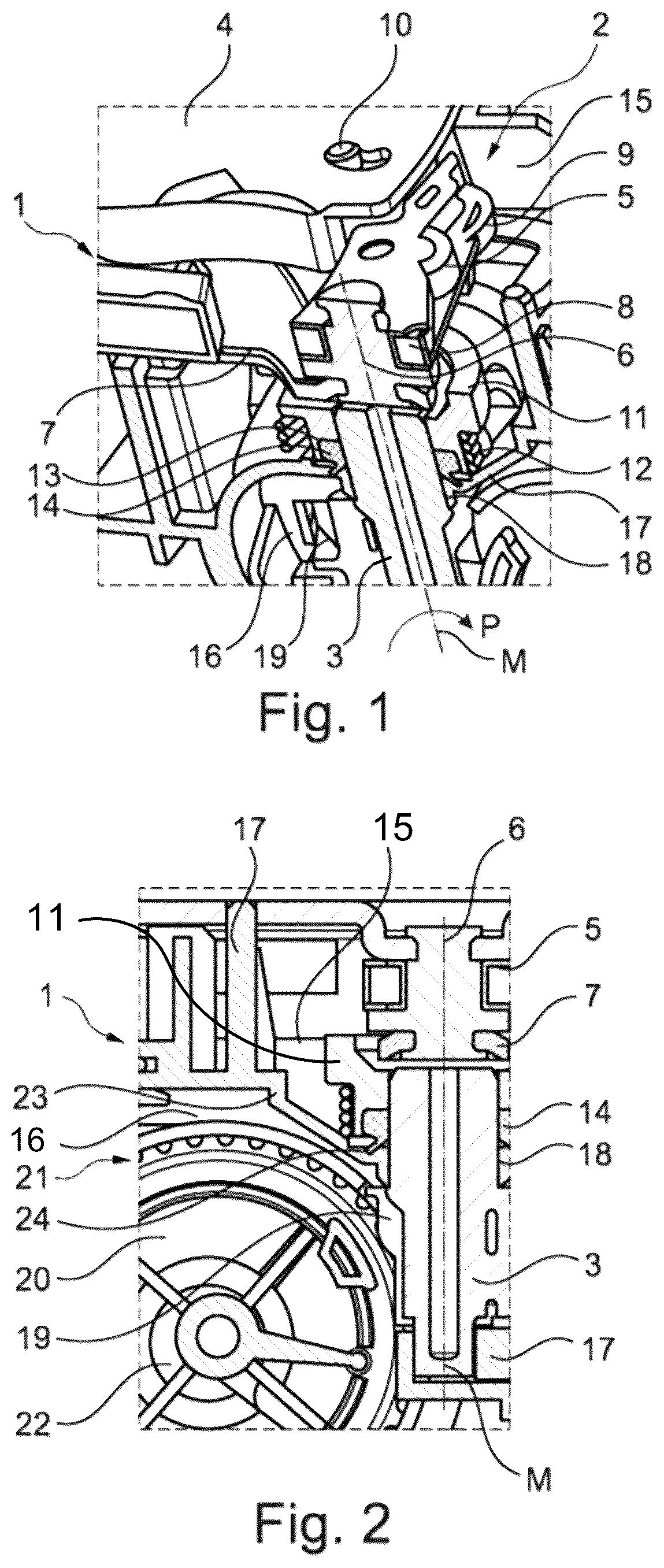 Patent US12338662 — Motor vehicle lock — Figure 1