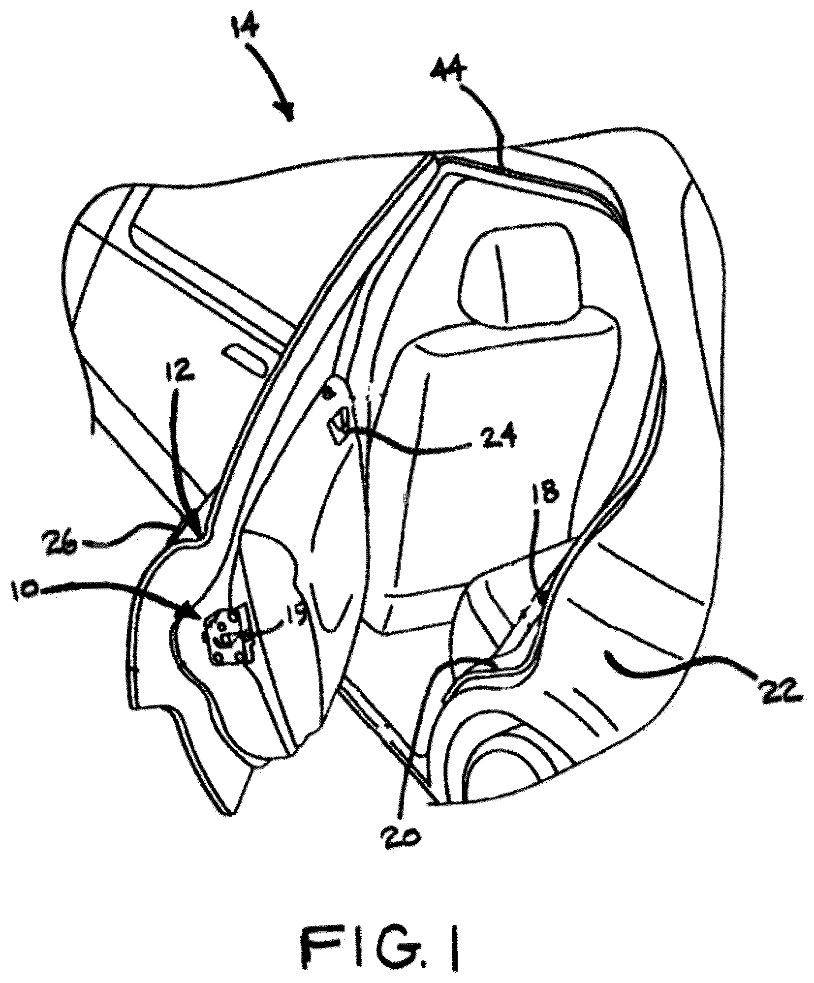 Patent US12338663 — Closure latch assembly with bi-directional power release mechanism — Figure 1