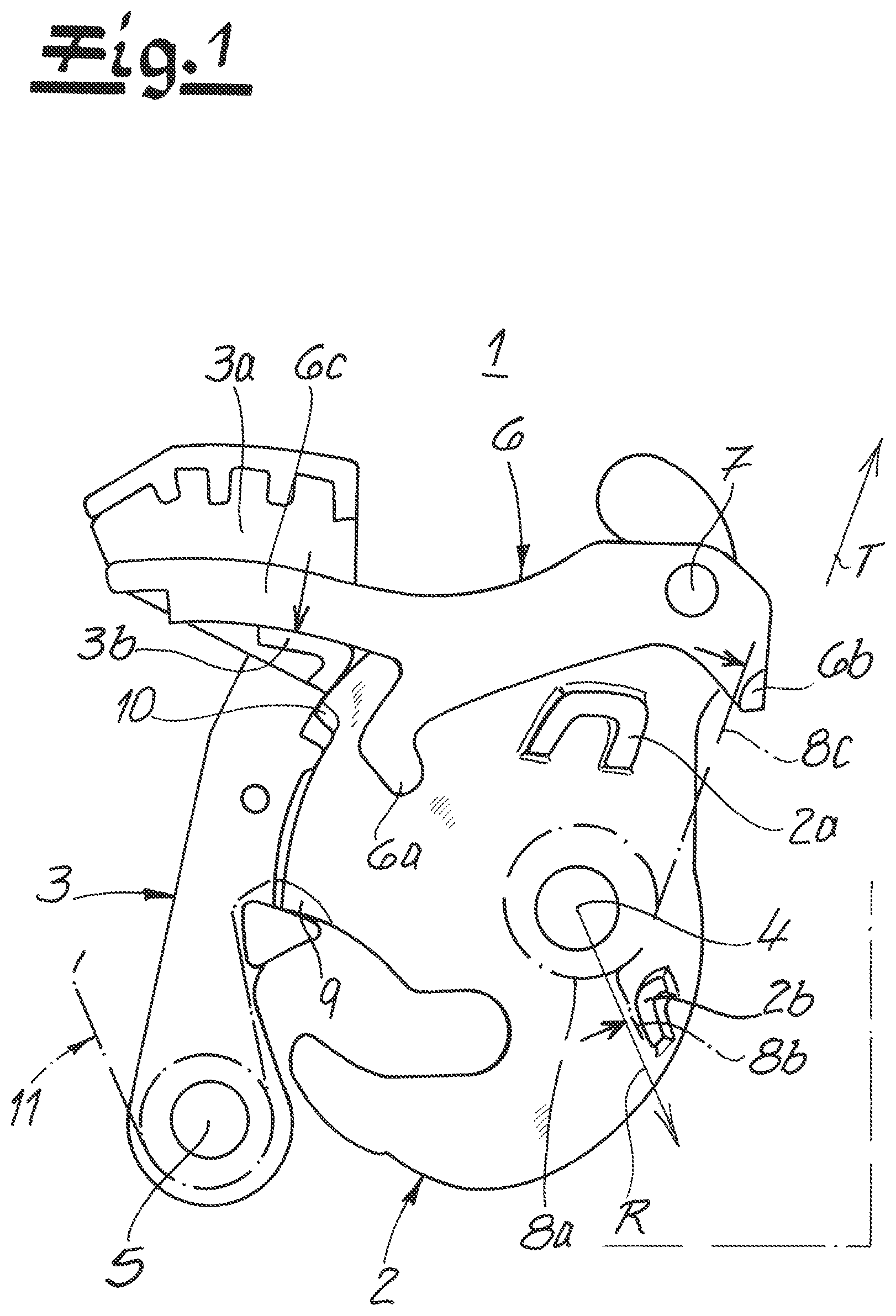 Patent US12338664 — Motor vehicle lock, in particular motor vehicle door lock — Figure 1