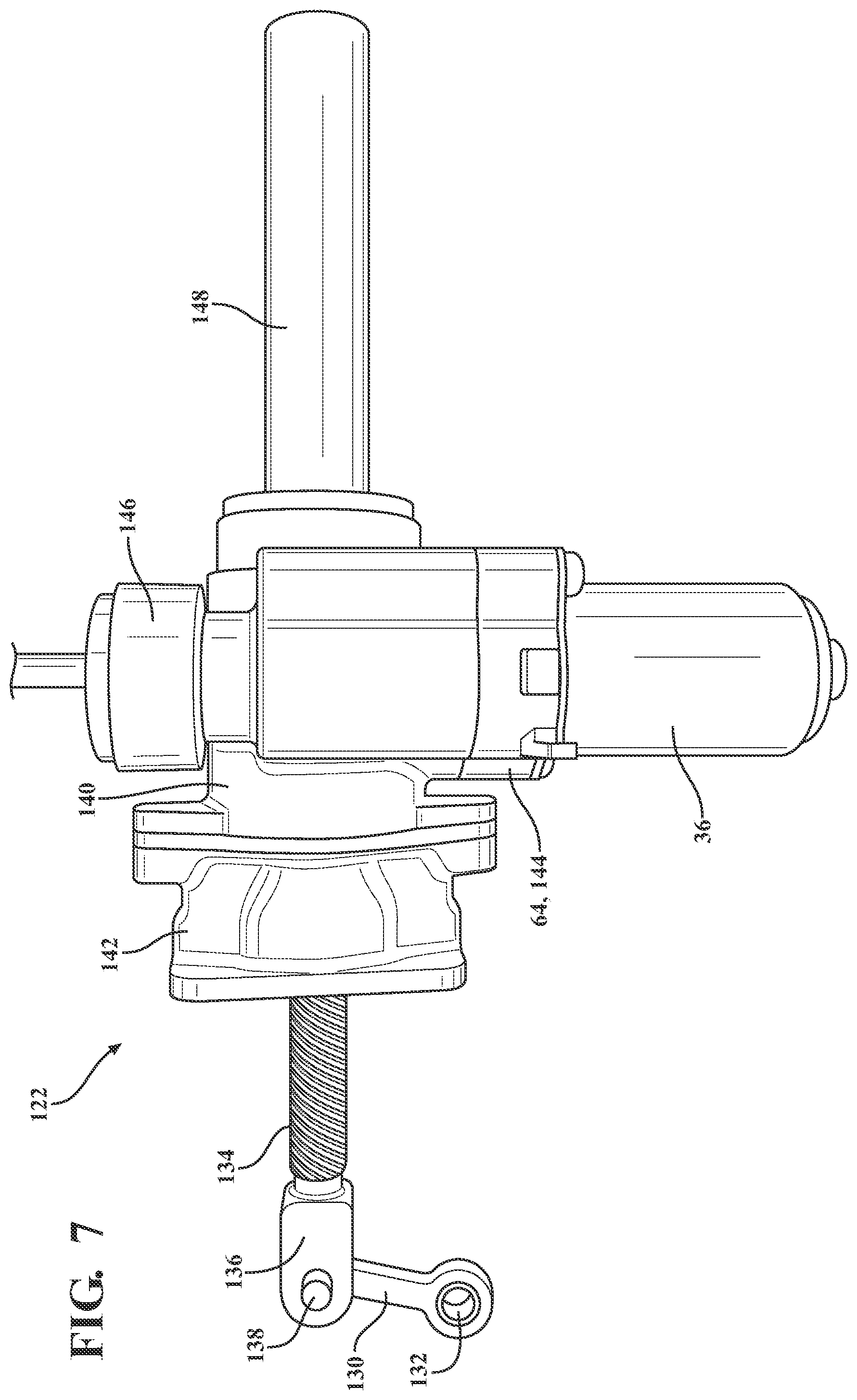 Patent US12338671 Figure 8 – Distributed control system for servo controlled powered door actuator