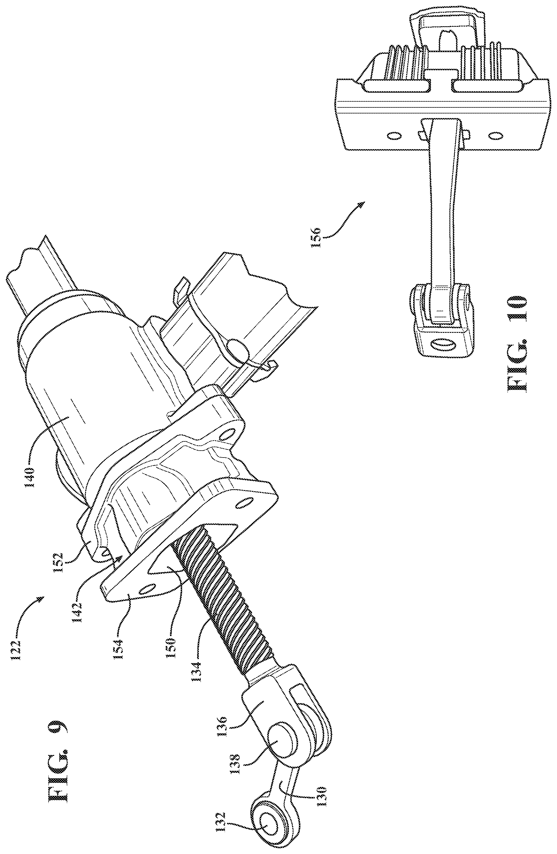 Patent US12338671 Figure 10 – Distributed control system for servo controlled powered door actuator