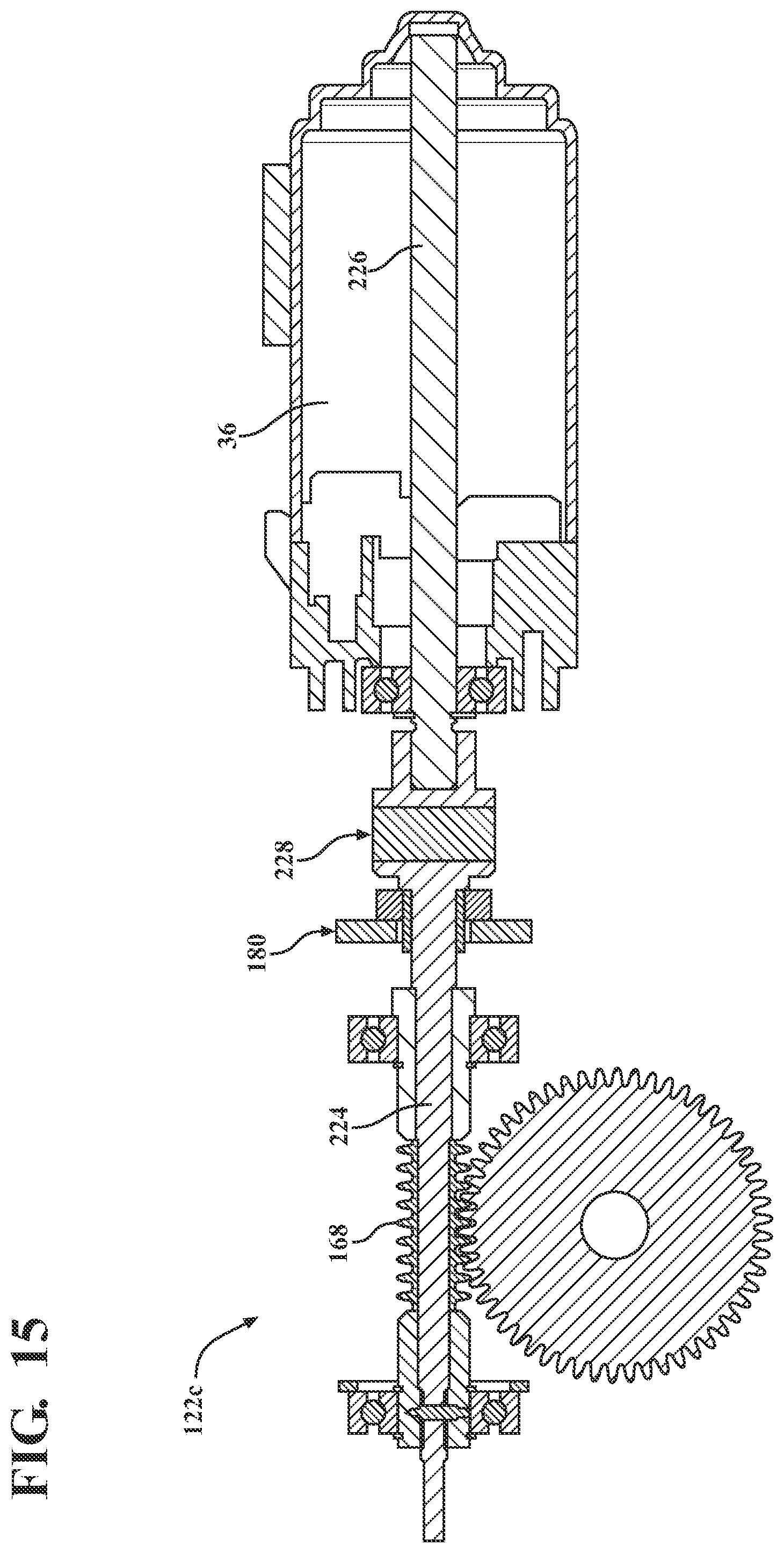 Patent US12338671 Figure 15 – Distributed control system for servo controlled powered door actuator