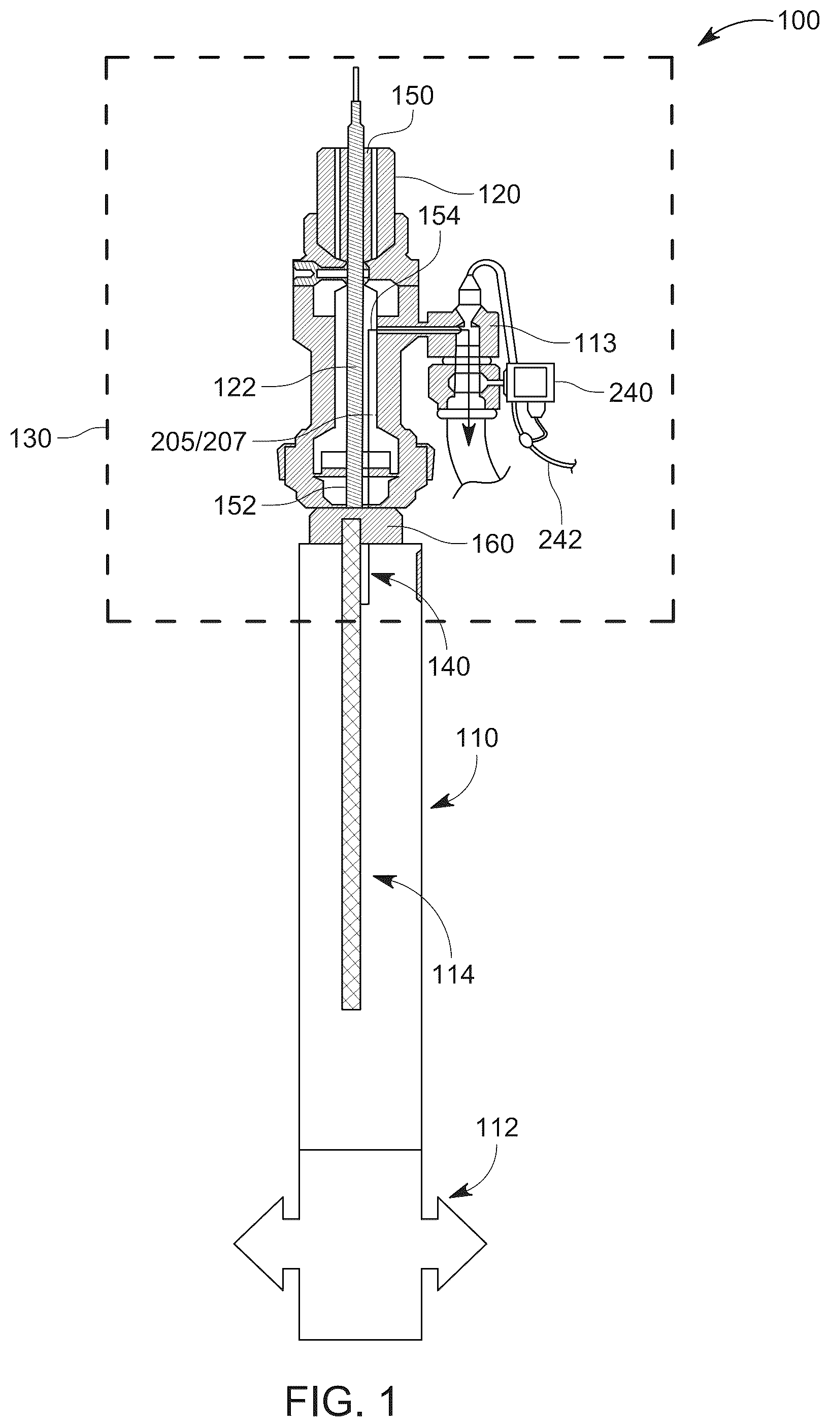 Patent US12338698 — Methods and systems associated with wireline pressure control — Figure 1