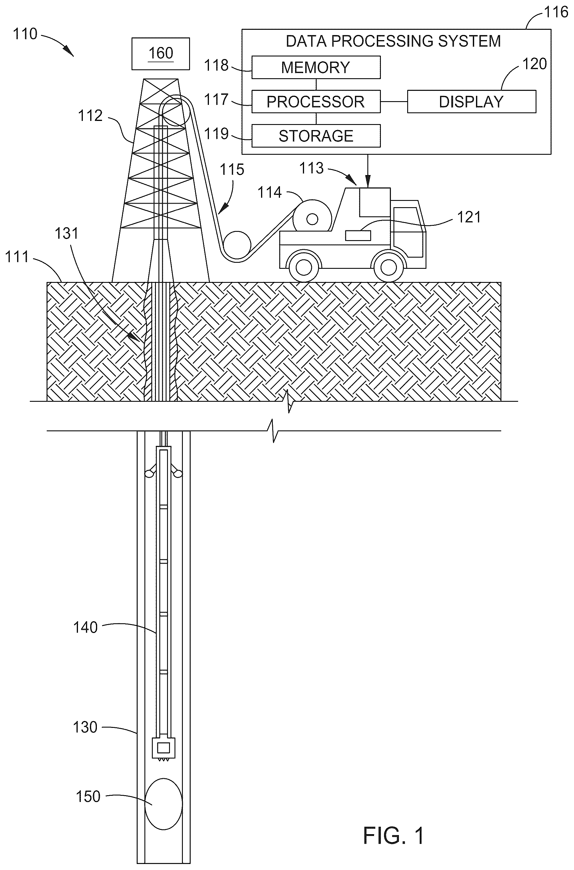 Patent US12338699 — Real time automated control method for wireline downhole debris collecting while milling operation — Figure 1