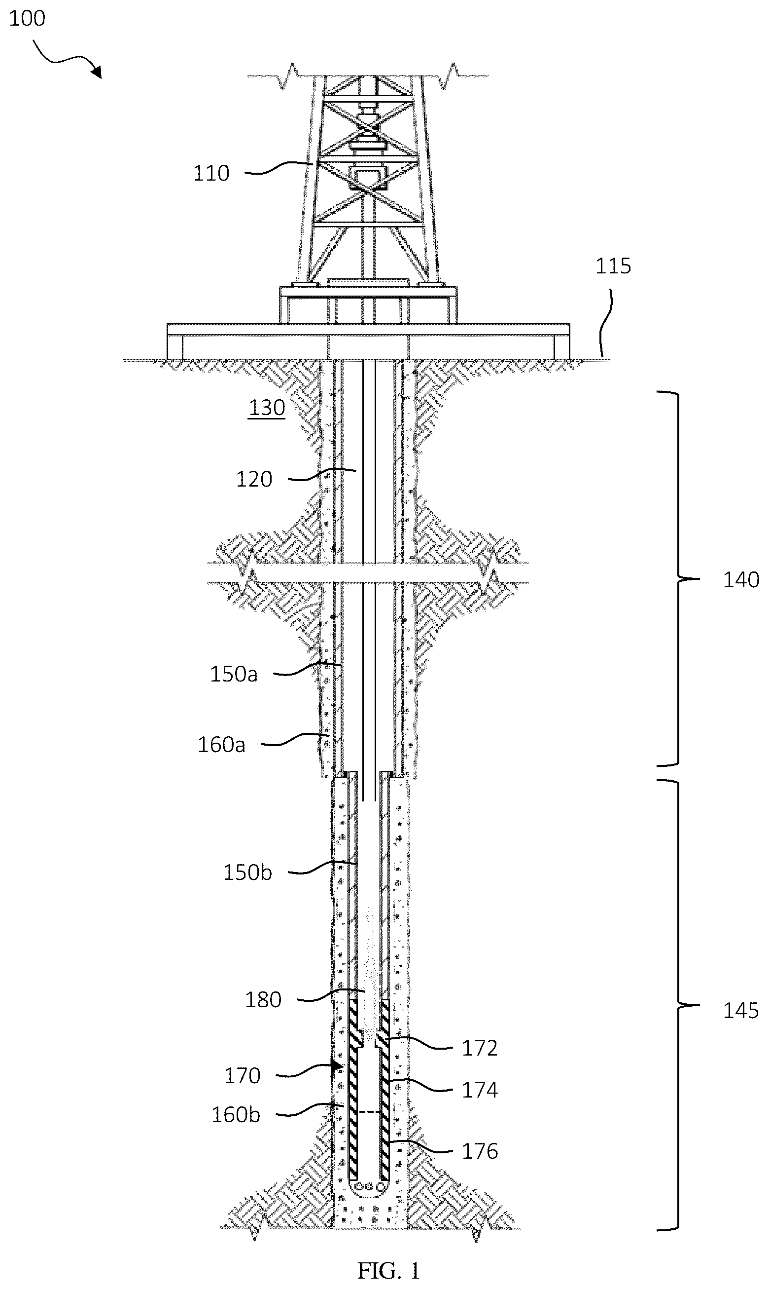 Patent US12338705 — Expandable metal displacement plug — Figure 1