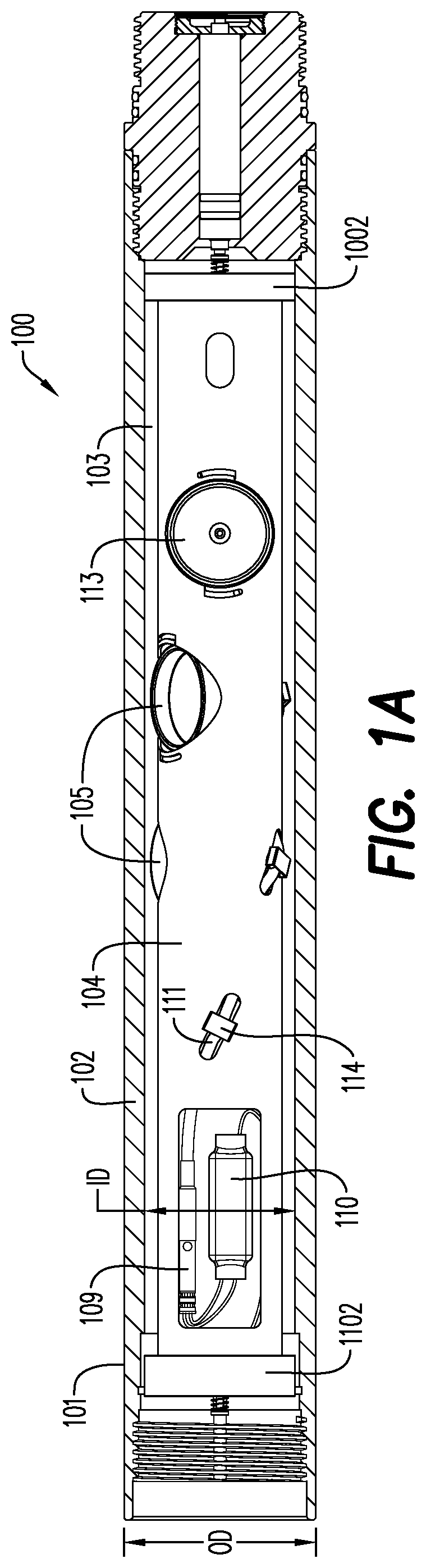 Patent US12338716 — Perforating gun assembly with performance optimized shaped charge load — Figure 1