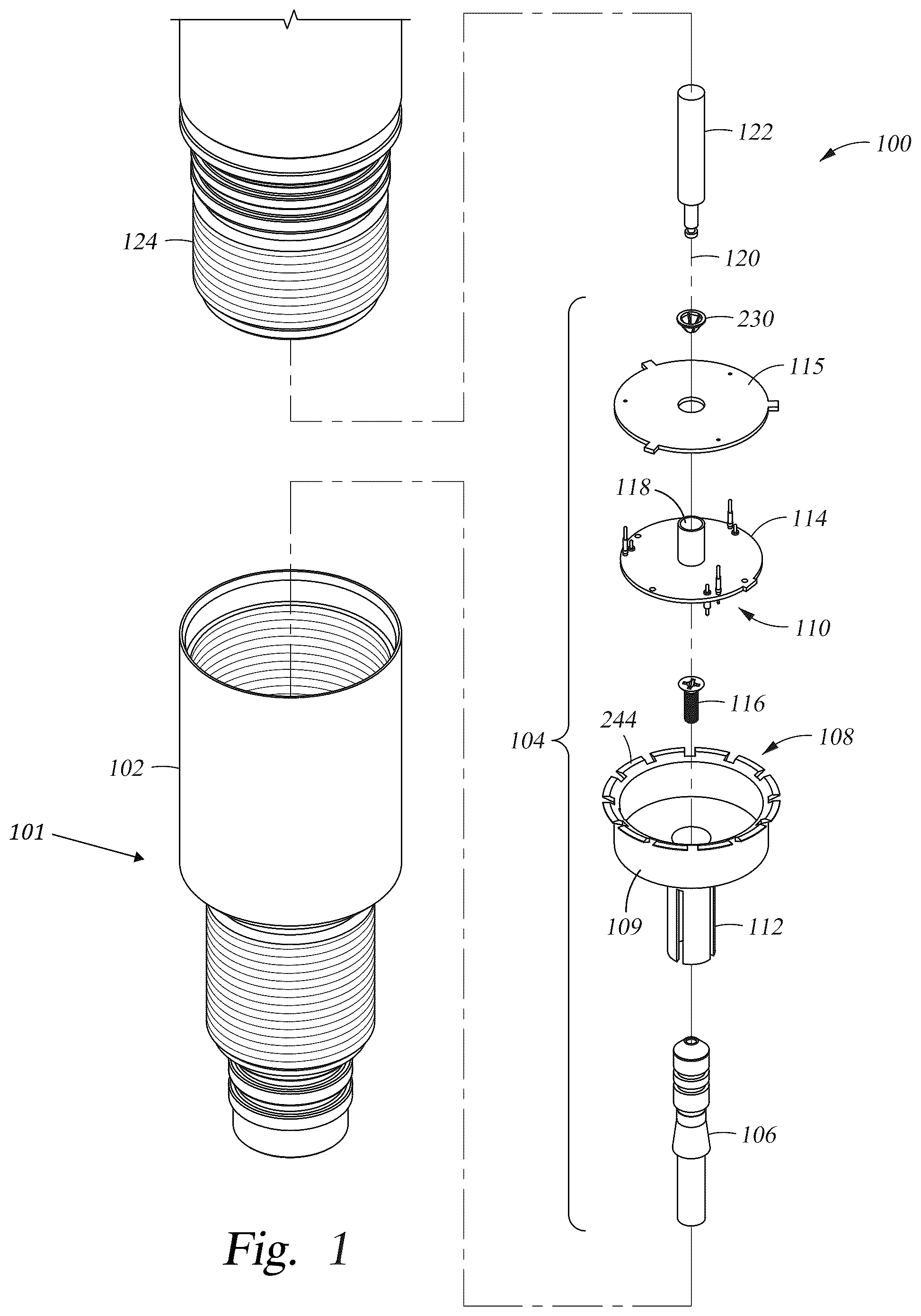 Patent US12338717 — Downhole ignition assembly — Figure 1