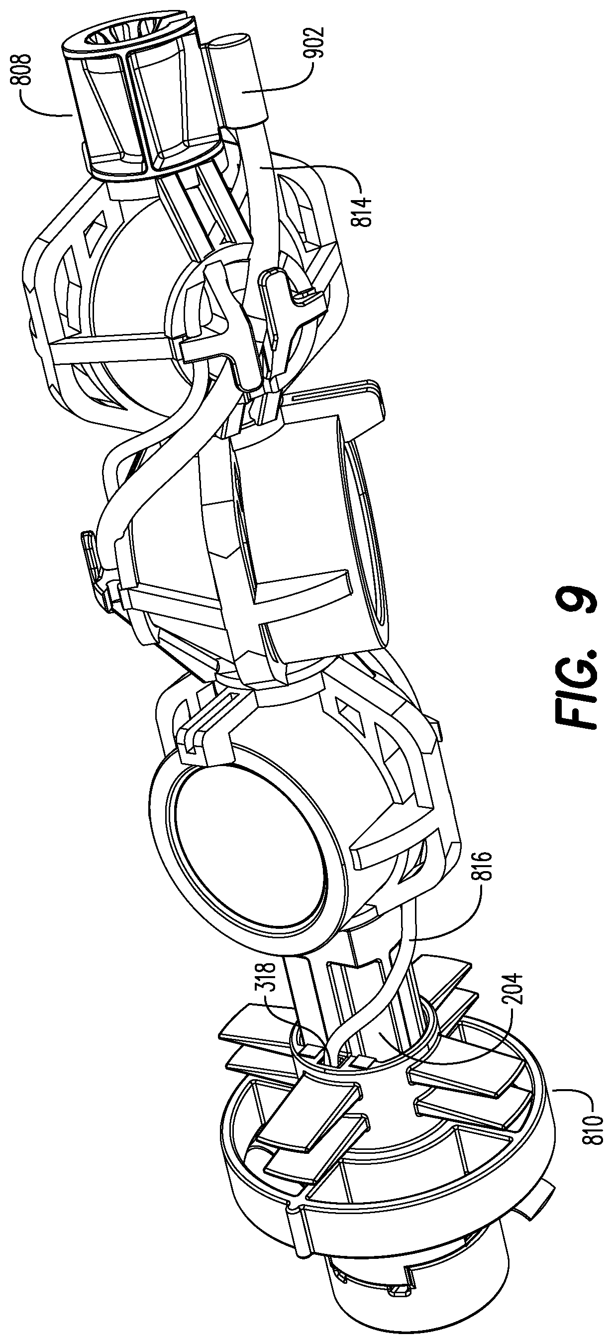 Patent US12338718 Figure 10 – Orienting perforation gun assembly