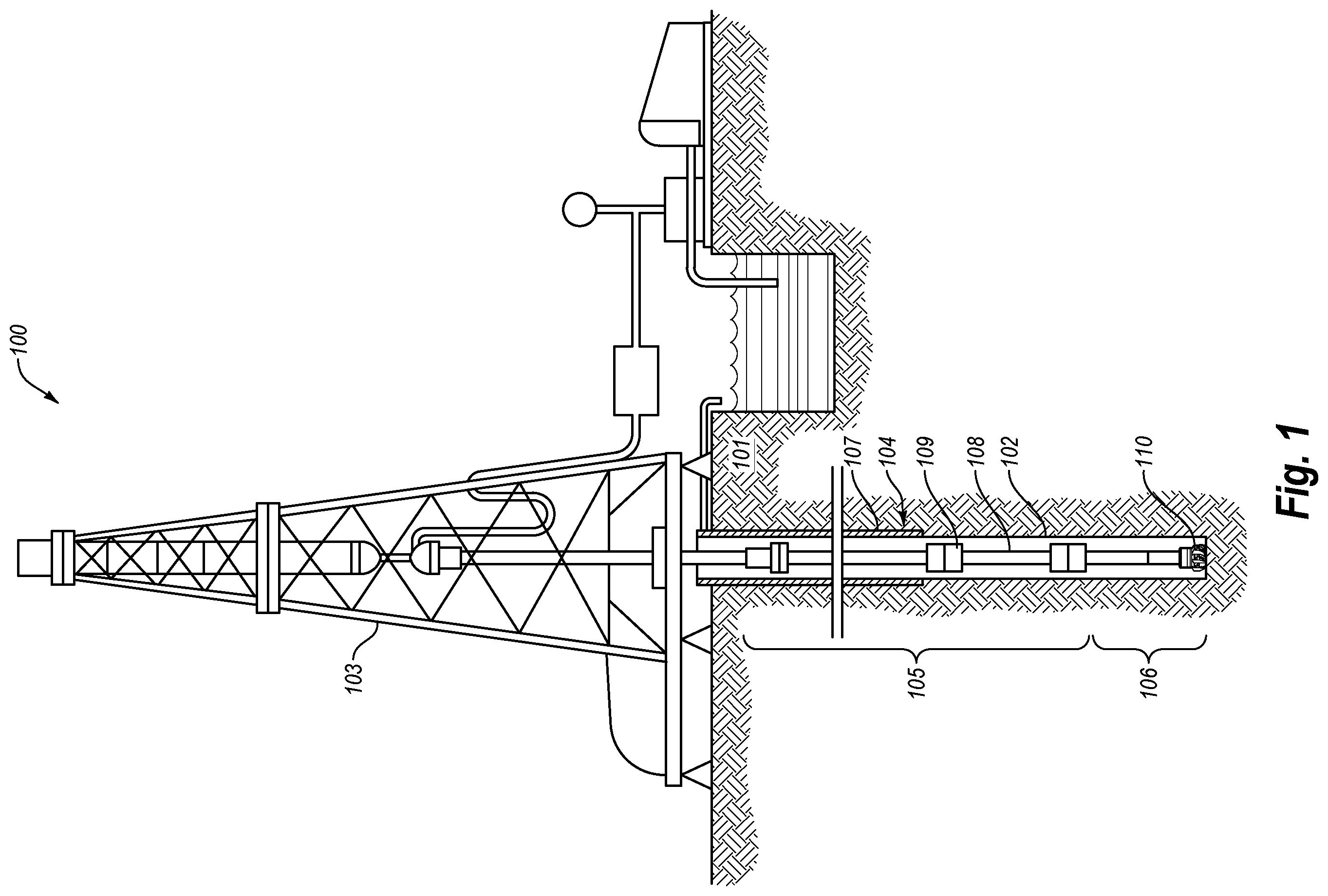 Patent US12338727 Figure 1 – Systems and methods for azimuth determination while drilling