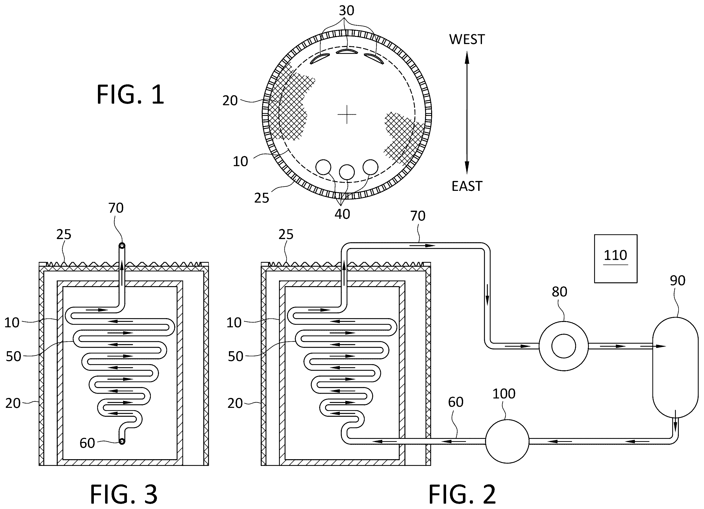 Patent US12338742 — Solar energy to electrical energy or solar thermal power plant for the generation of electricity — Figure 1