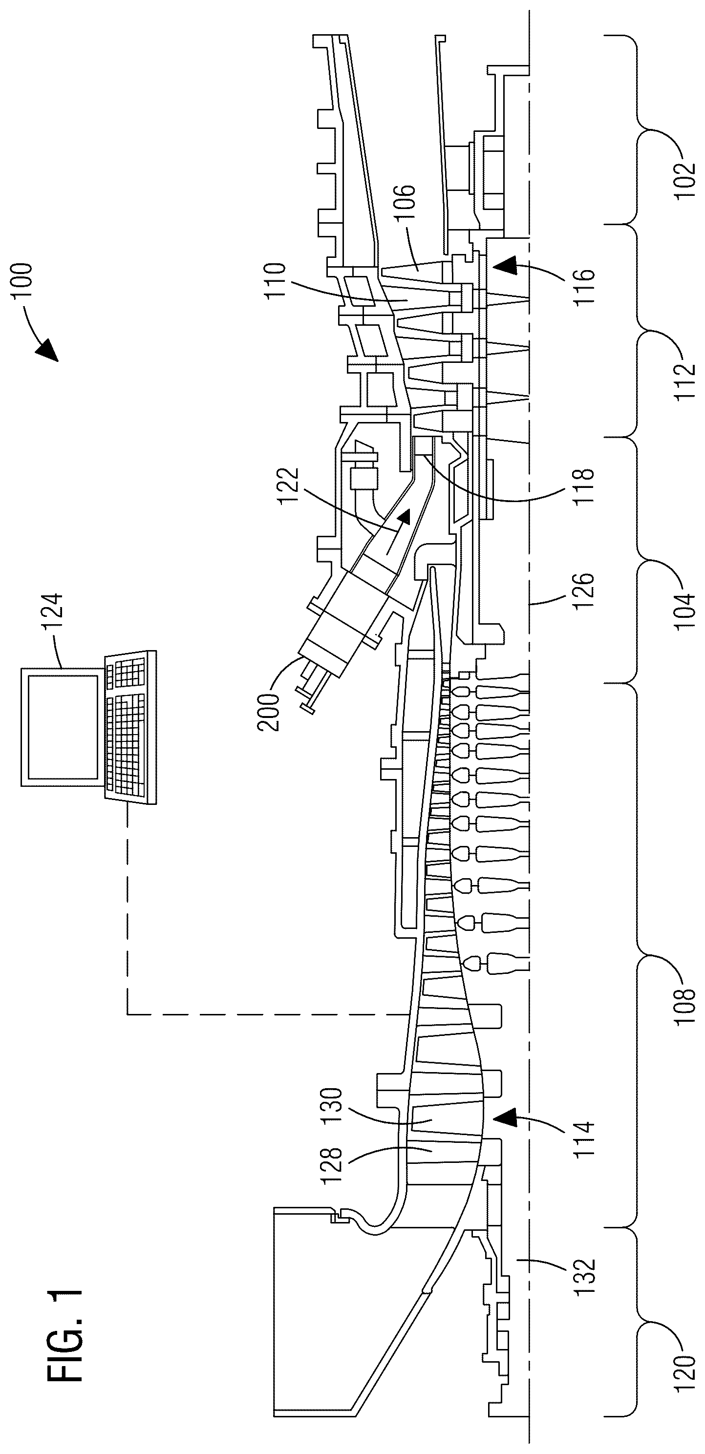 Patent US12338745 — Tool for alignment of seal segments — Figure 1