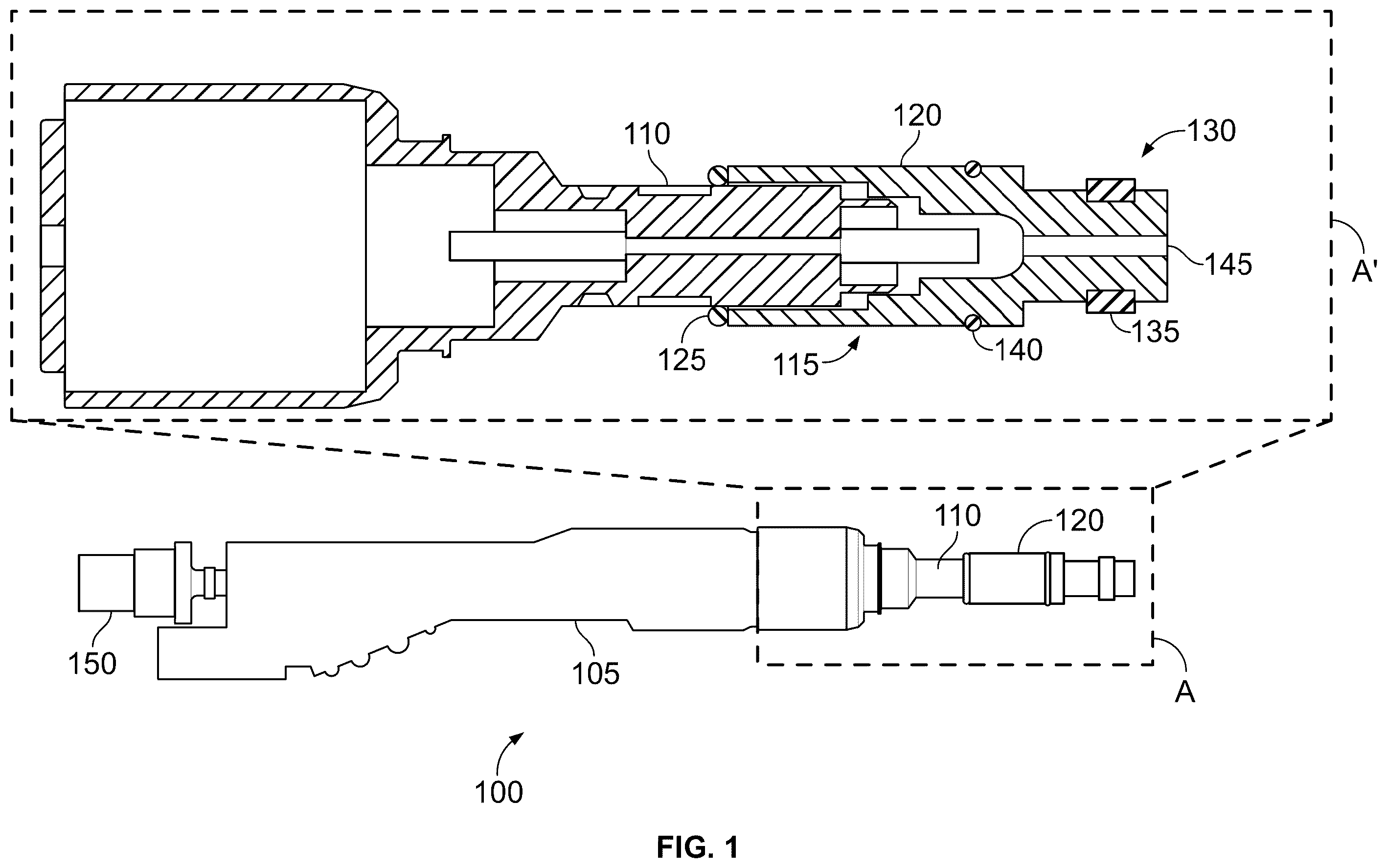 Patent US12338777 — Hydrogen-diesel direct injection dual-fuel system for internal combustion engines — Figure 1