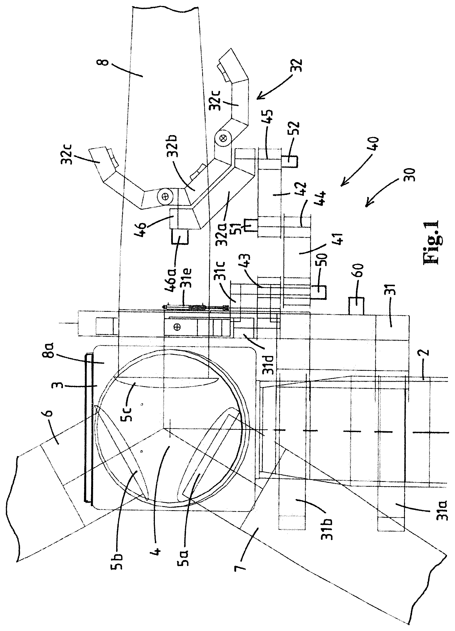 Patent US12338789 — Installation of a rotor blade in horizontal orientation to the hub of a horizontal axis offshore wind turbine that is located offshore — Figure 1