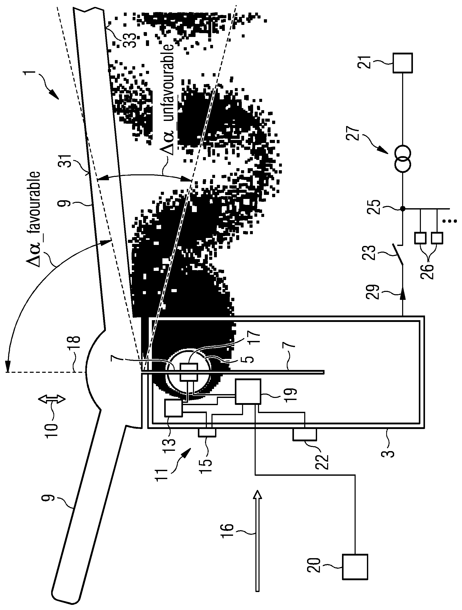 Patent US12338794 Figure 1 – Mitigating standstill vibrations of a wind turbine
