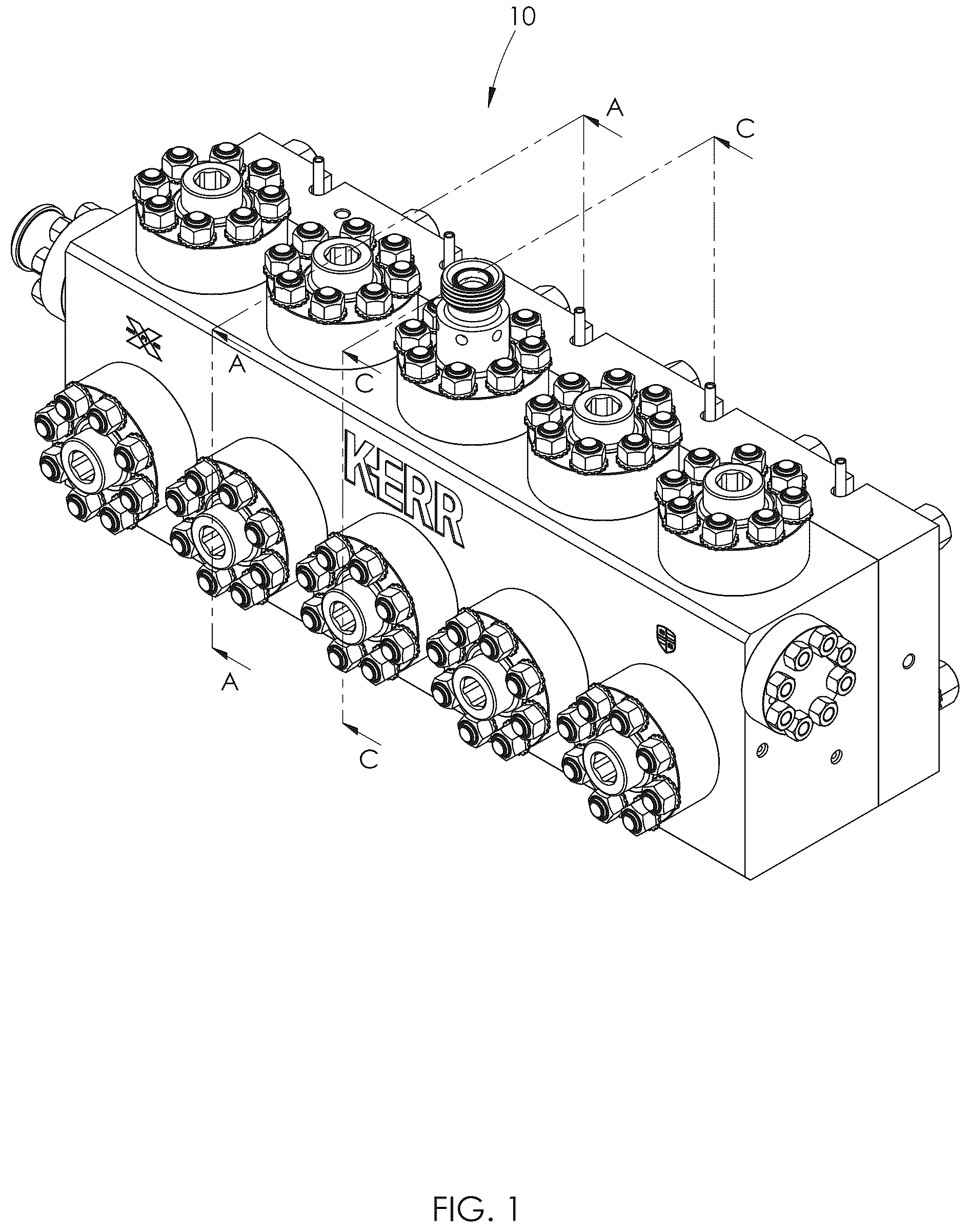Patent US12338813 — Liquid cooled plunger system — Figure 1