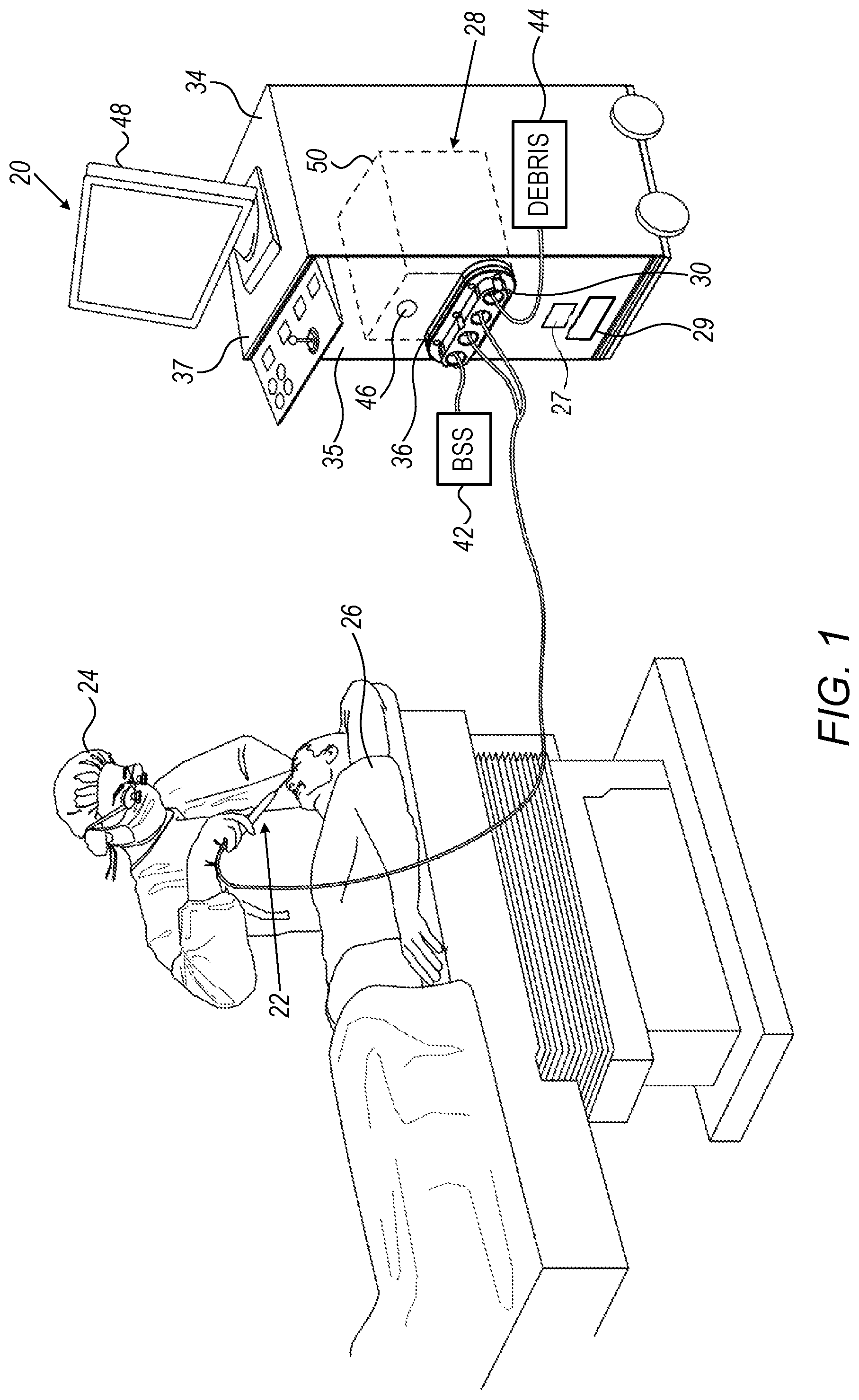 Patent US12338816 — Progressive cavity pump cartridge with infrared temperature sensors on fluid inlet and outlet — Figure 1