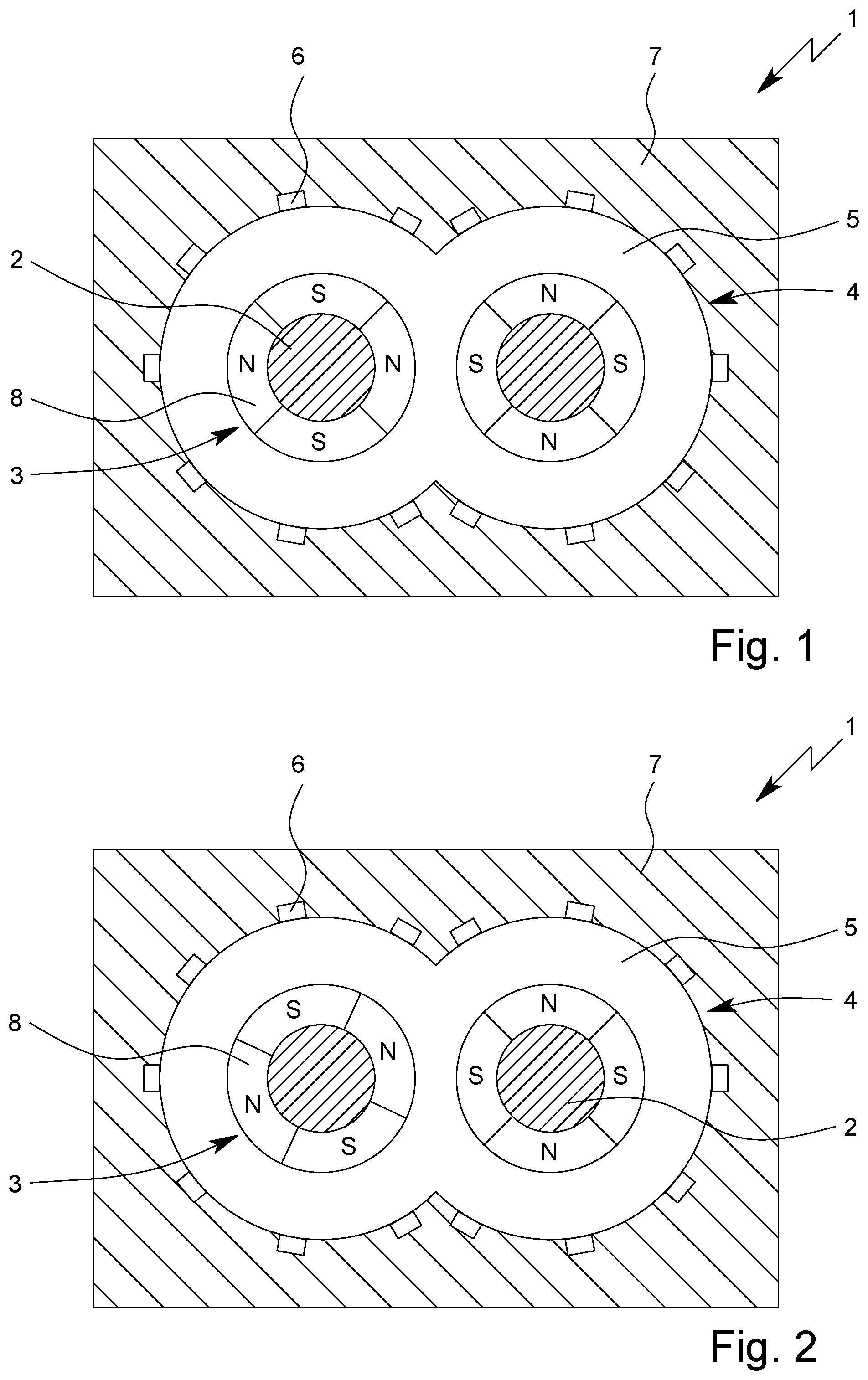 Patent US12338823 — Electric motor and vacuum pump — Figure 1