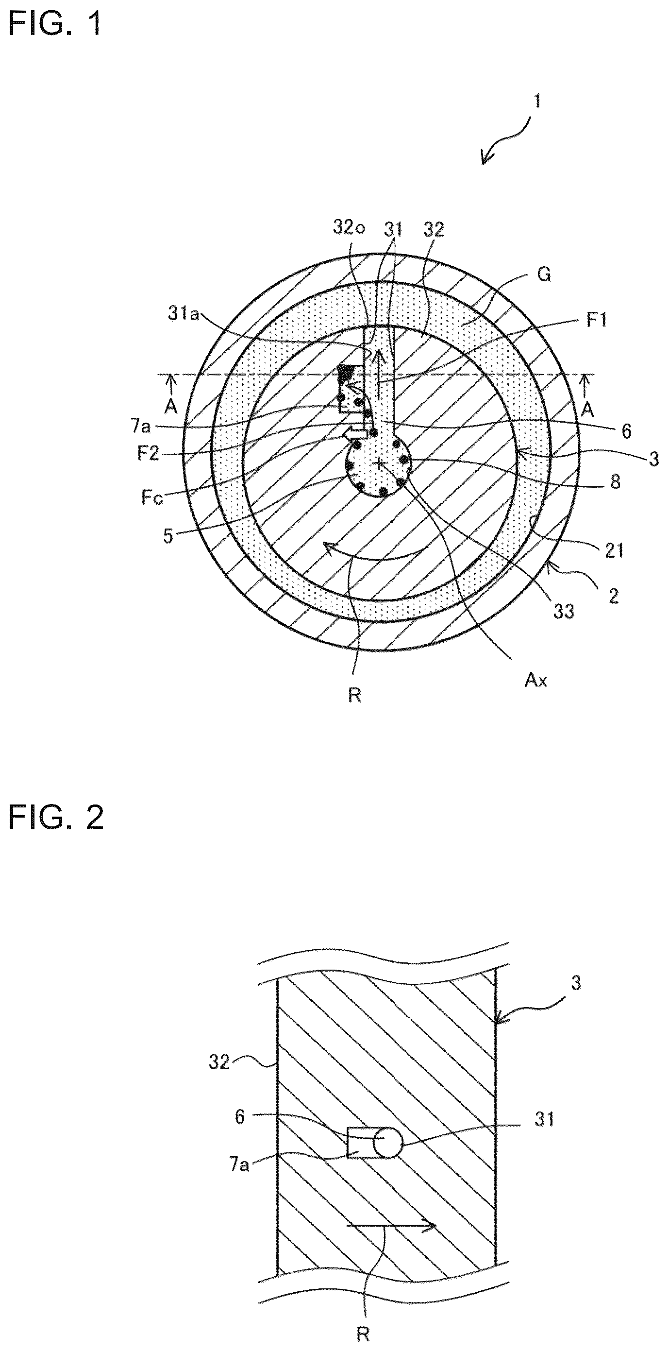 Patent US12338825 — Bearing structure, compressor, and refrigeration cycle apparatus with foreign matter separator — Figure 1