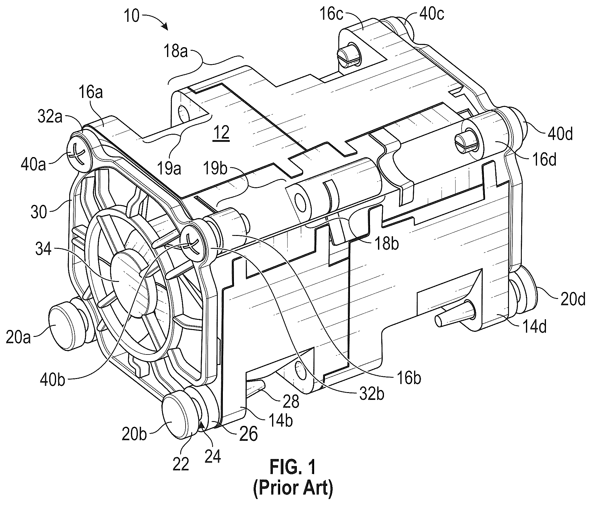 Patent US12338839 Figure 1 – Integrated fan guard